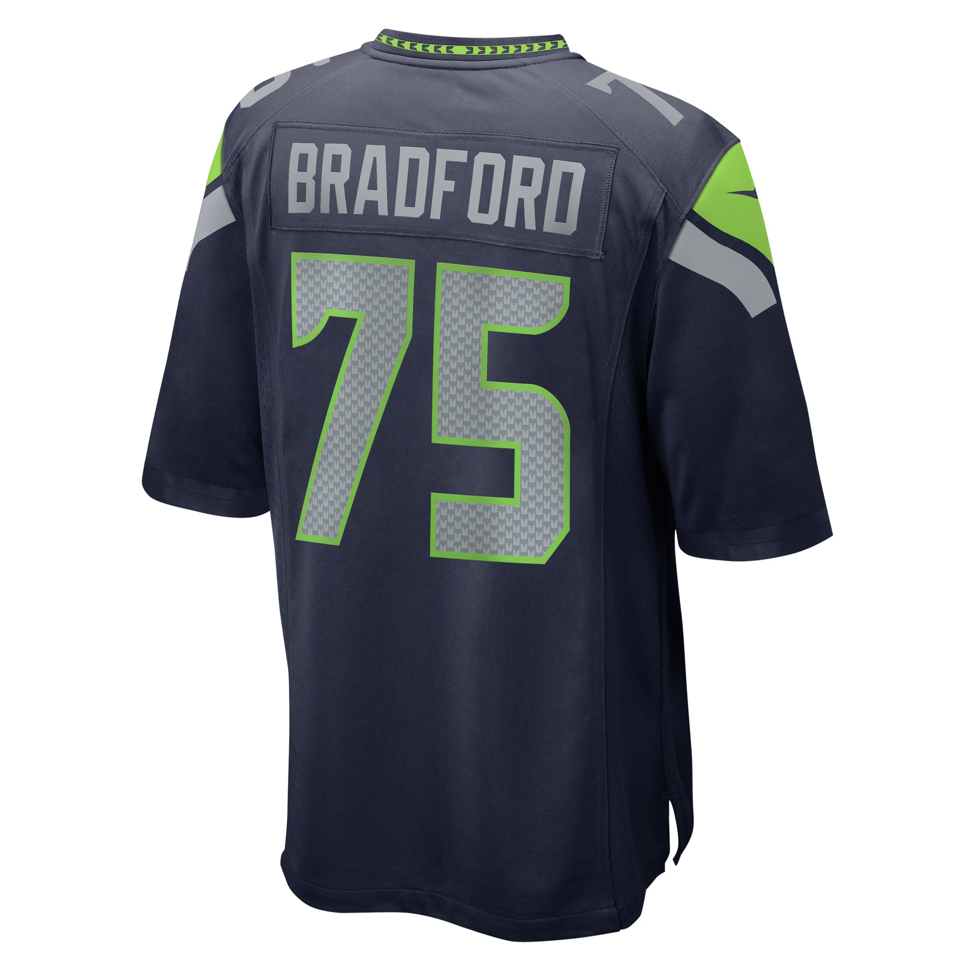 Anthony Bradford Seattle Seahawks Nike  Game Jersey -  College Navy