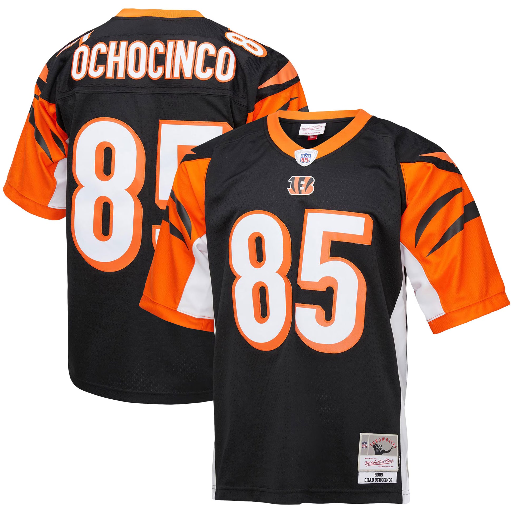 Chad Ochocinco Cincinnati Bengals Mitchell &amp; Ness Big &amp; Tall 2009 Retired Player Replica Jersey - Black