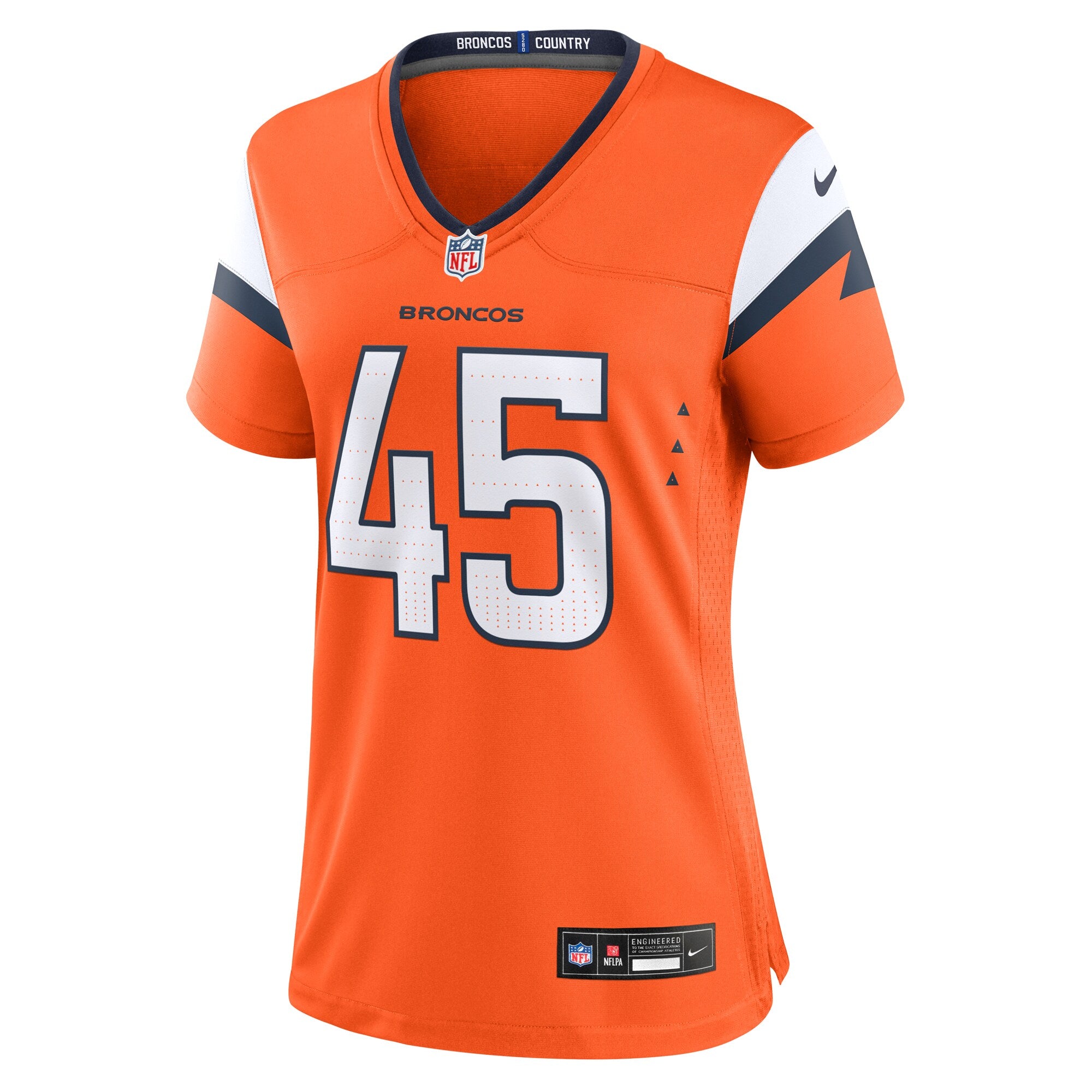 Nate Adkins Denver Broncos Nike Women's Team Game Jersey -  Orange