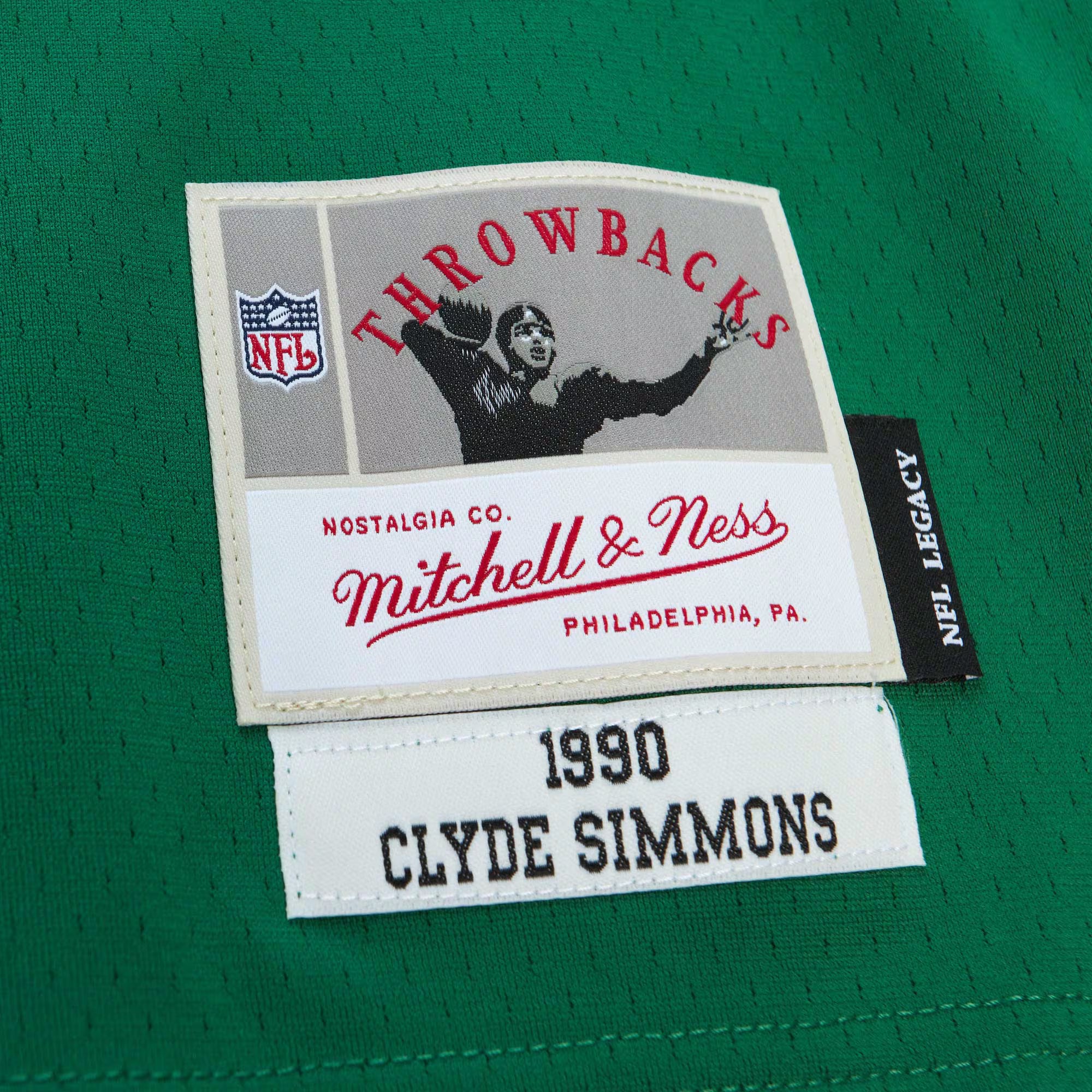 Clyde Simmons Philadelphia Eagles Mitchell &amp; Ness Legacy Replica Jersey - Kelly Green