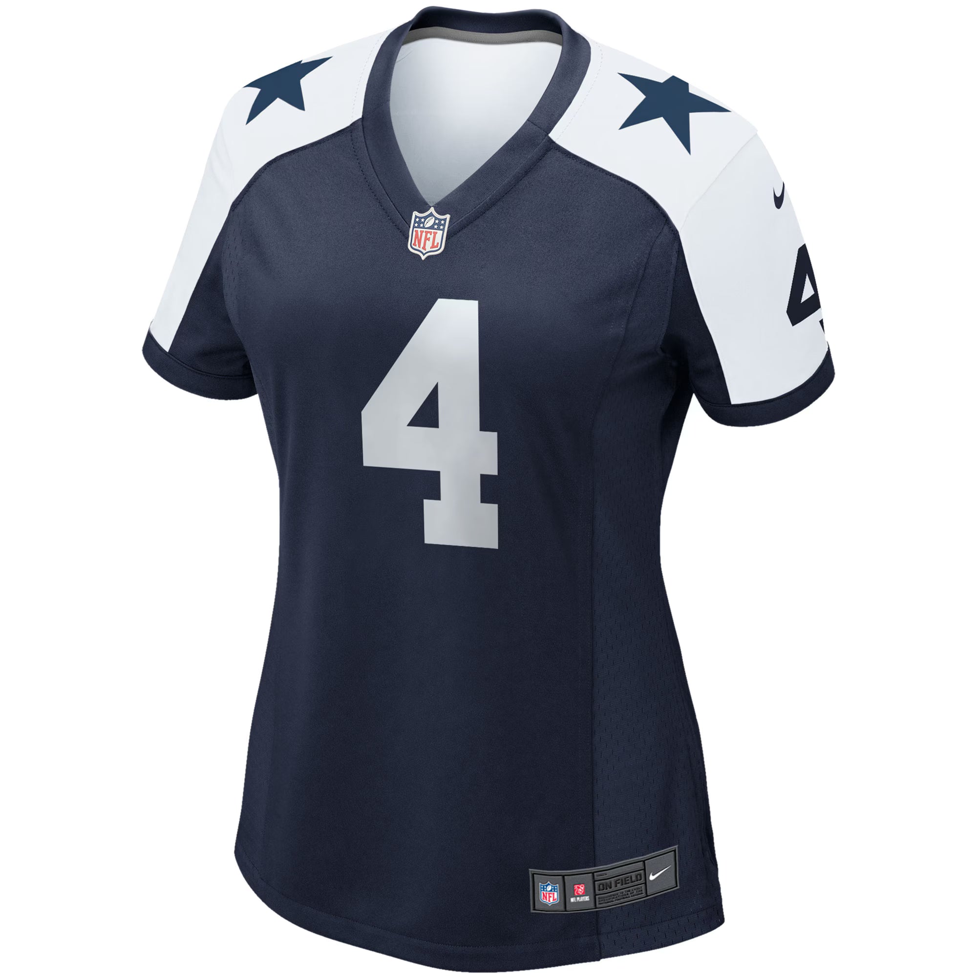 Dak Prescott Dallas Cowboys Nike Women's Alternate Game Team Jersey - Navy