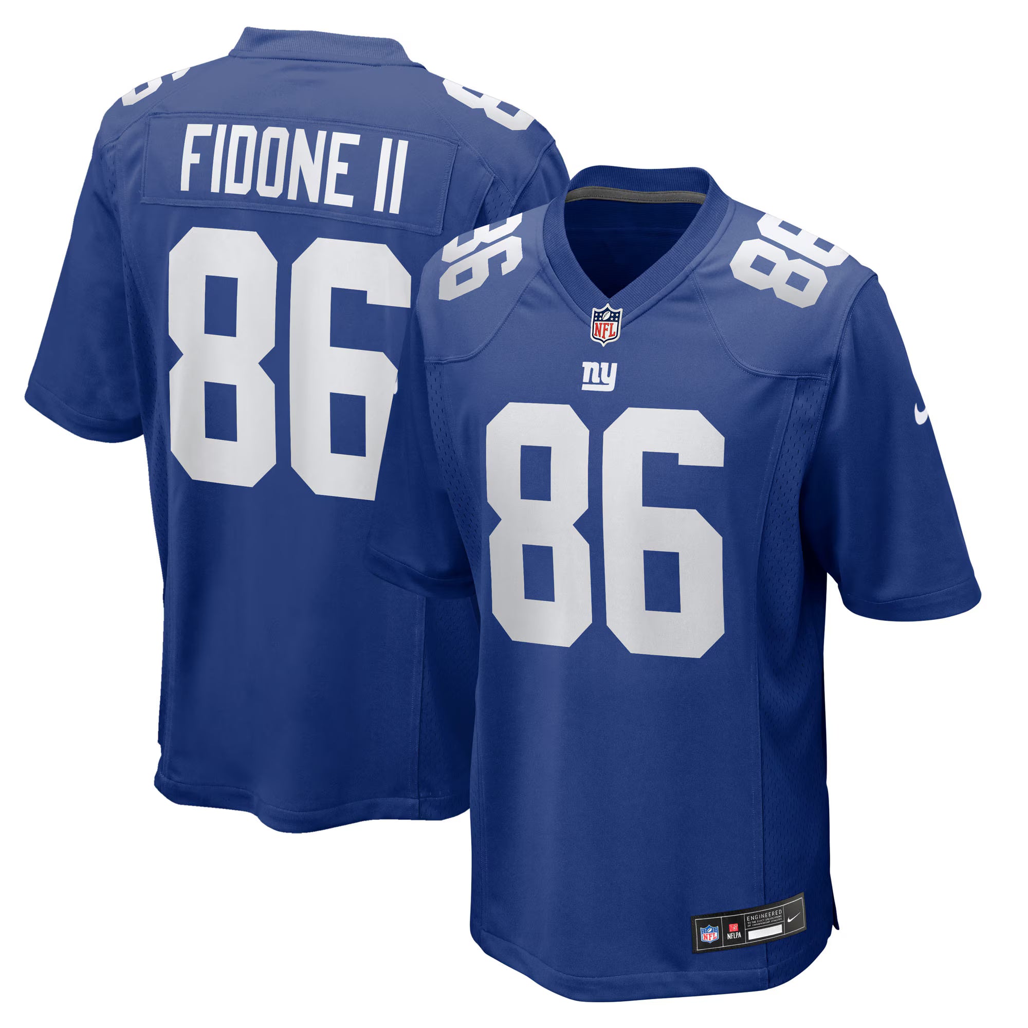 Thomas Fidone II New York Giants Nike Team Game Jersey -  Royal