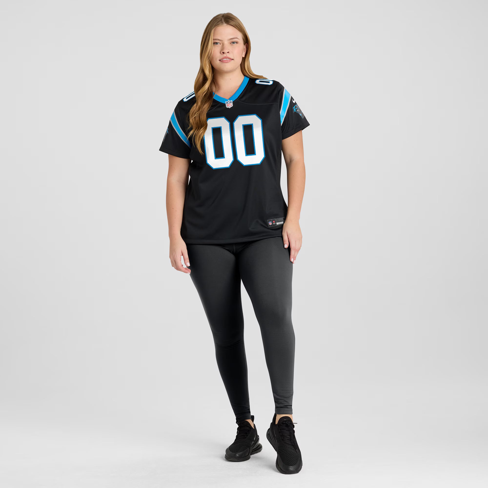 Carolina Panthers Nike Women's Custom Game Jersey - Black