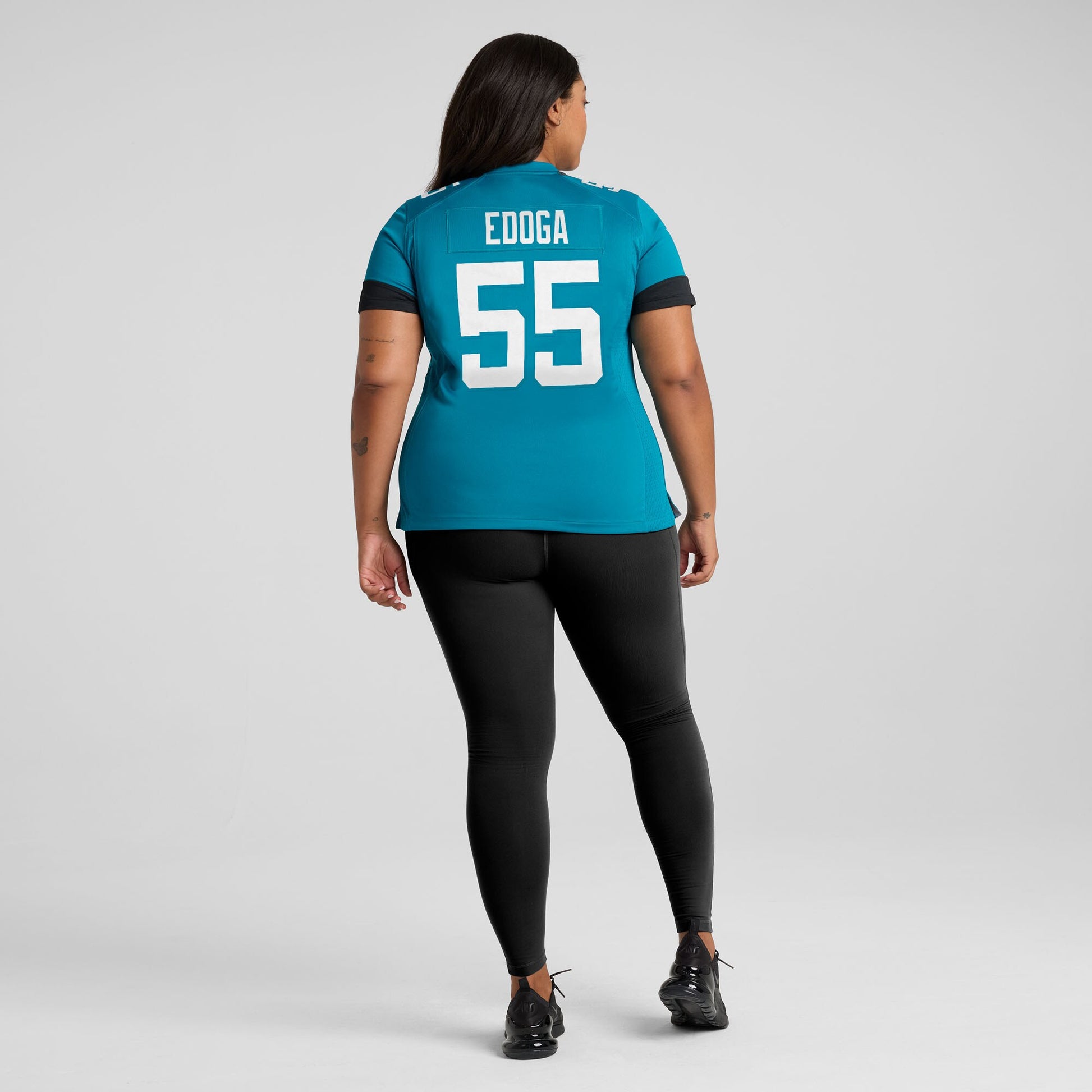 Chuma Edoga Jacksonville Jaguars Nike Women's Team Game Jersey -  Teal