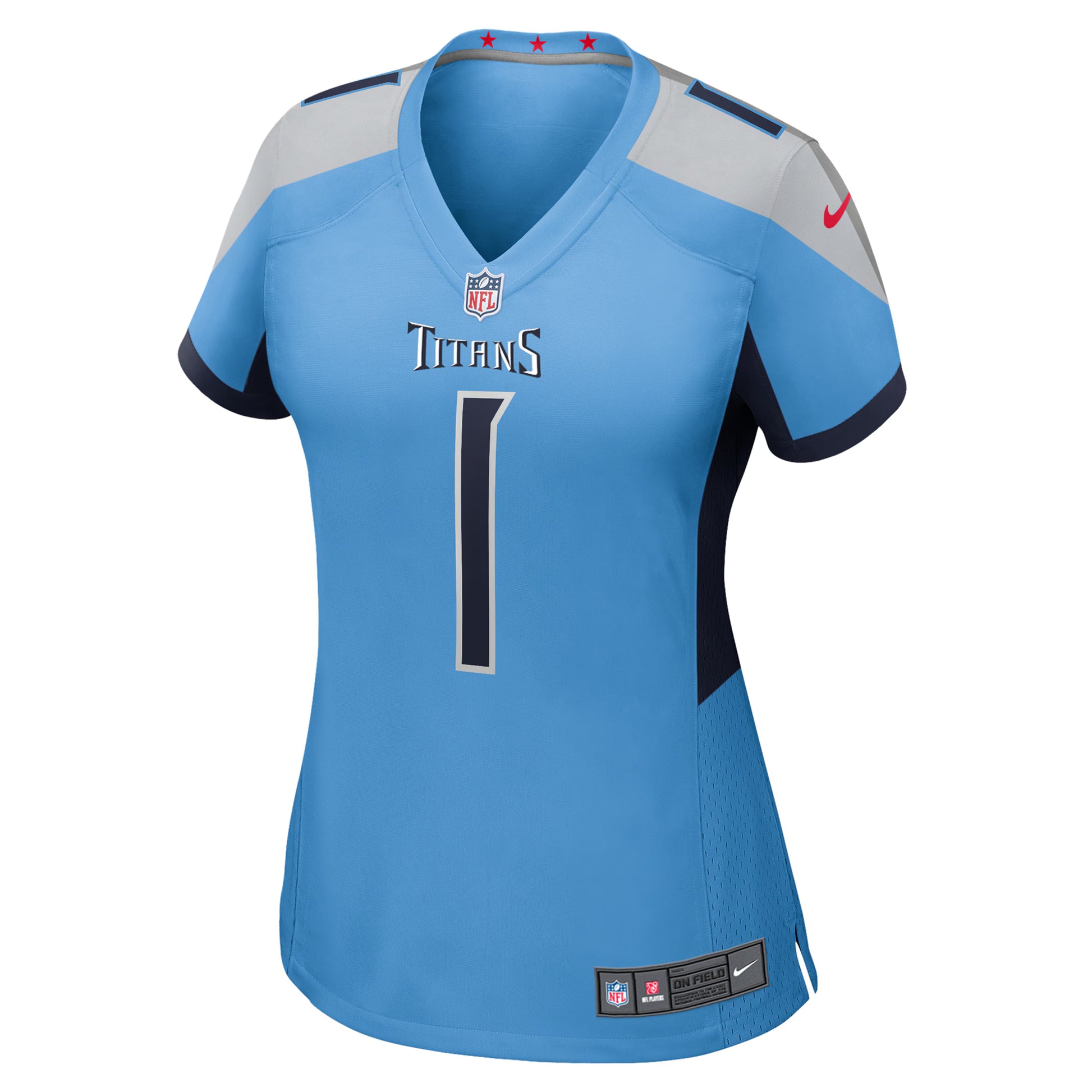 Cameron Ward Tennessee Titans Nike Women's 2025 NFL Draft First Round Pick  Game Jersey - Light Blue