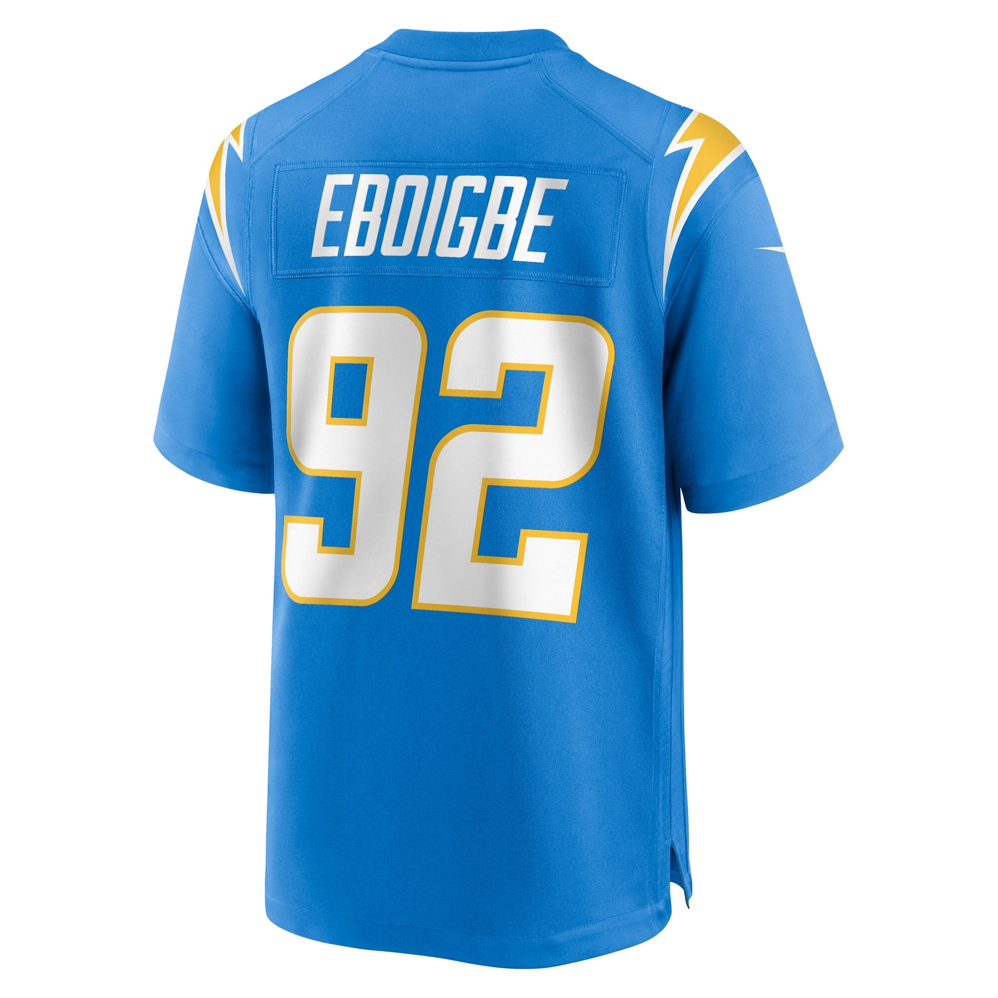 Justin Eboigbe Los Angeles Chargers Nike Team Game Jersey -  Powder Blue