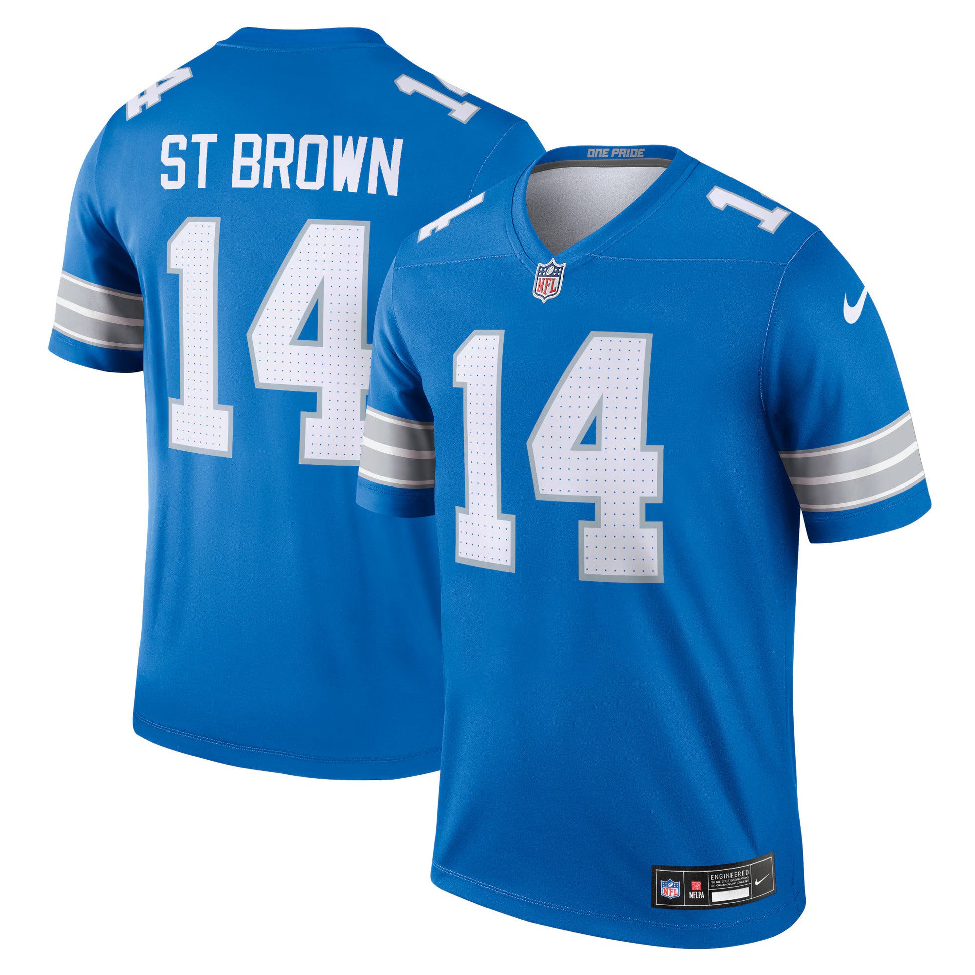 Amon-Ra St. Brown Detroit Lions Nike Legend Player Performance Top - Blue