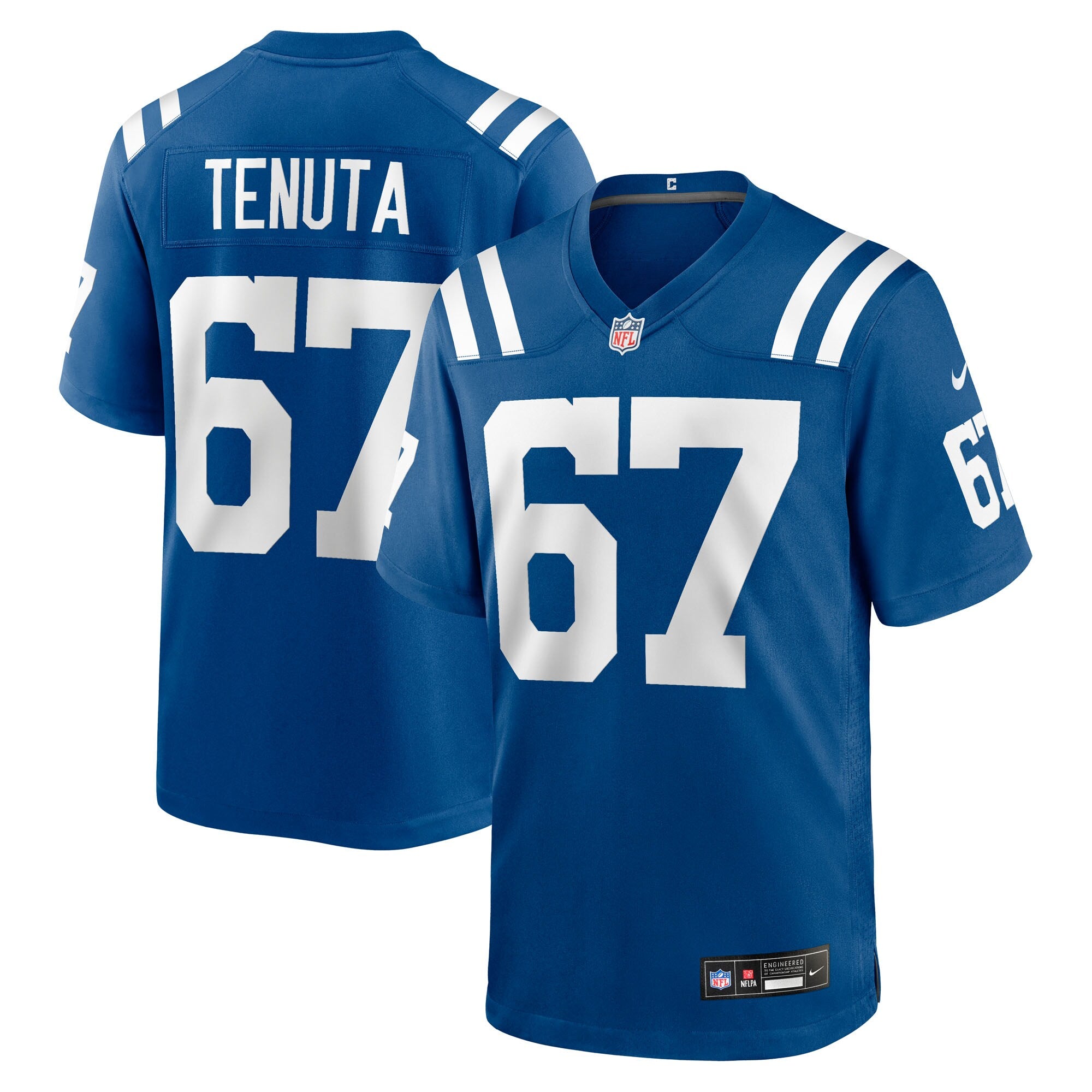 Luke Tenuta Indianapolis Colts Nike Team Game Jersey -  Royal