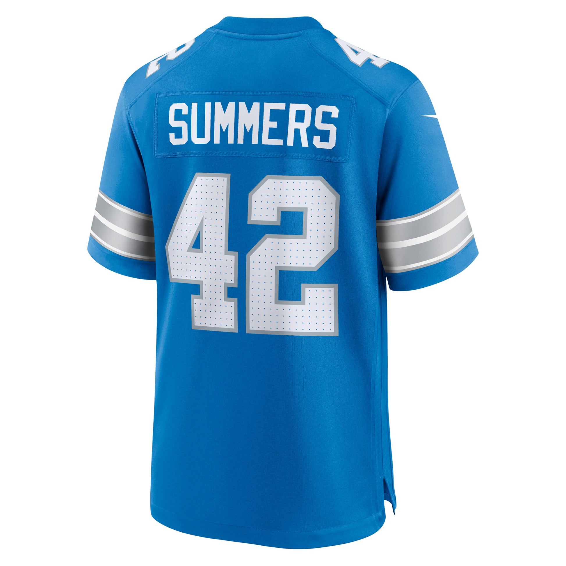 Ty Summers Detroit Lions Nike Team Game Jersey -  Blue