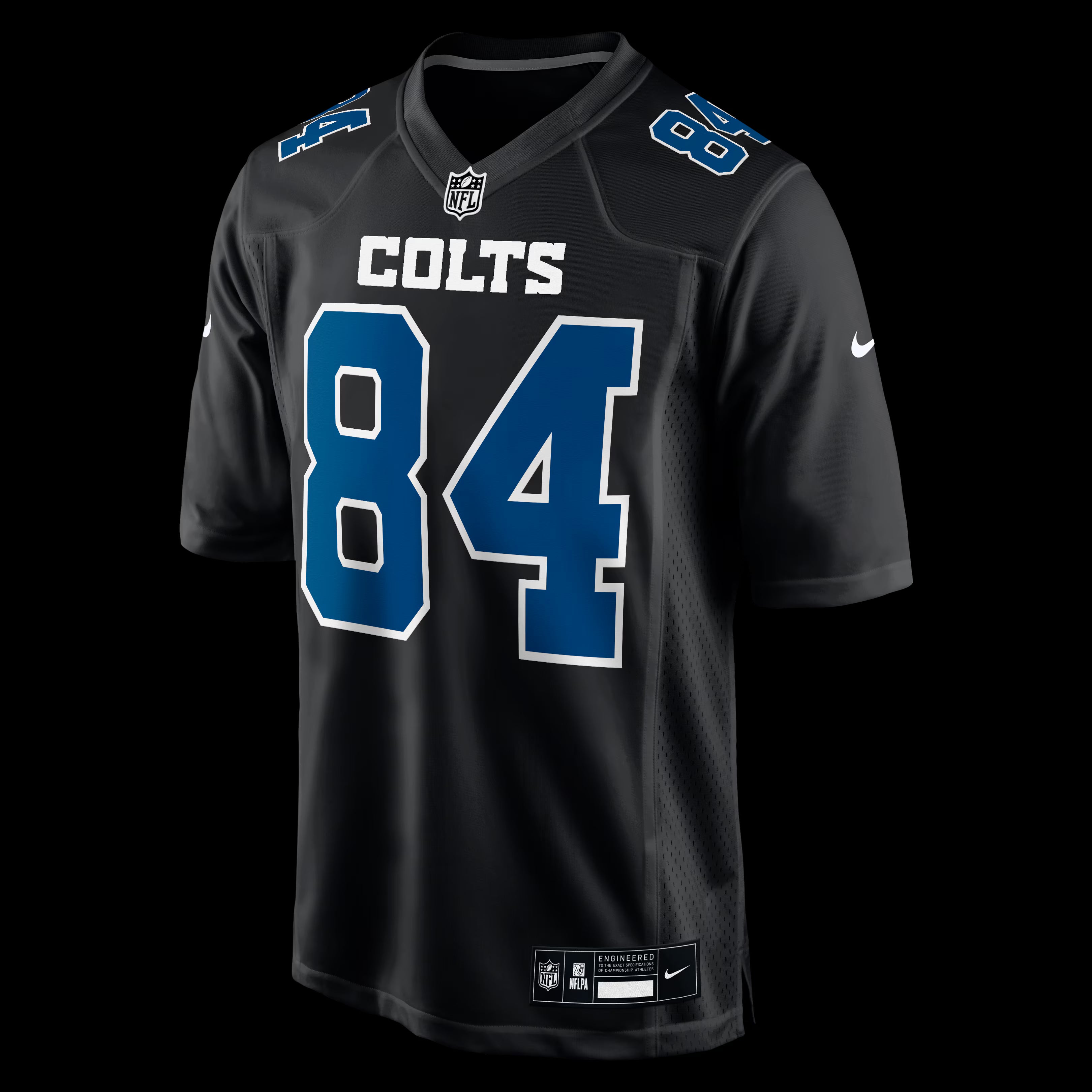 Tyler Warren Indianapolis Colts Nike Fashion Game Jersey - Carbon Black
