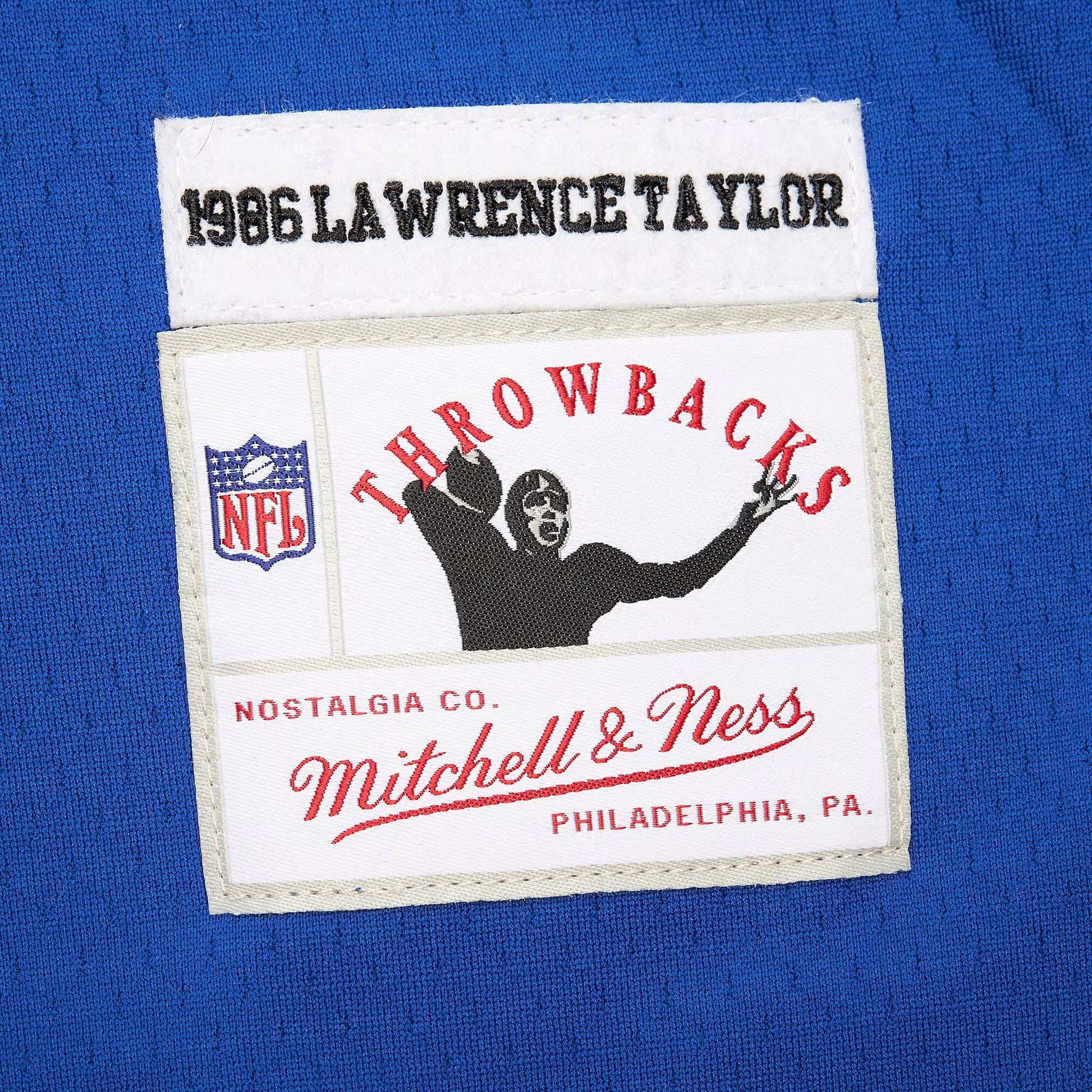 Lawrence Taylor New York Giants Mitchell &amp; Ness Player Name &amp; Number Hoodie Legacy Jersey - Royal