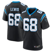 Damien Lewis Carolina Panthers Nike  Game Jersey -  Black