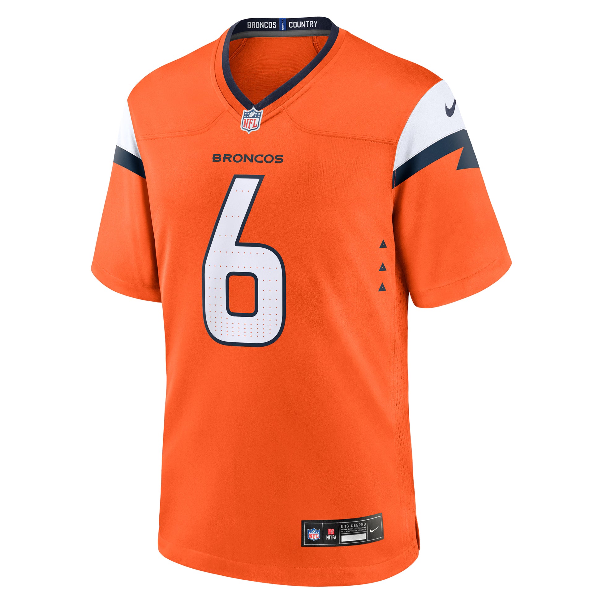 P.J. Locke Denver Broncos Nike Team Game Jersey -  Orange