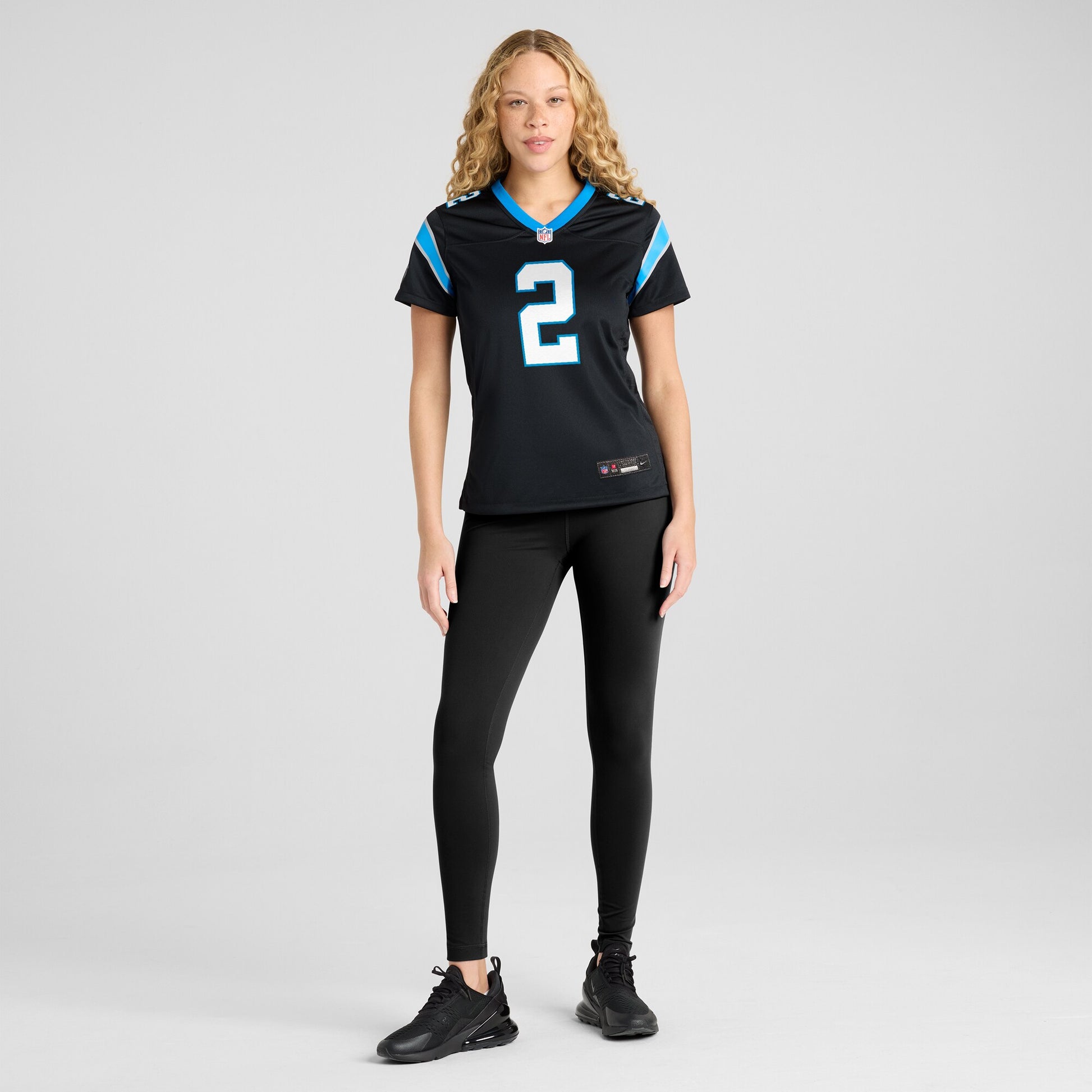 Mike Jackson Carolina Panthers Nike Women's  Game Jersey -  Black