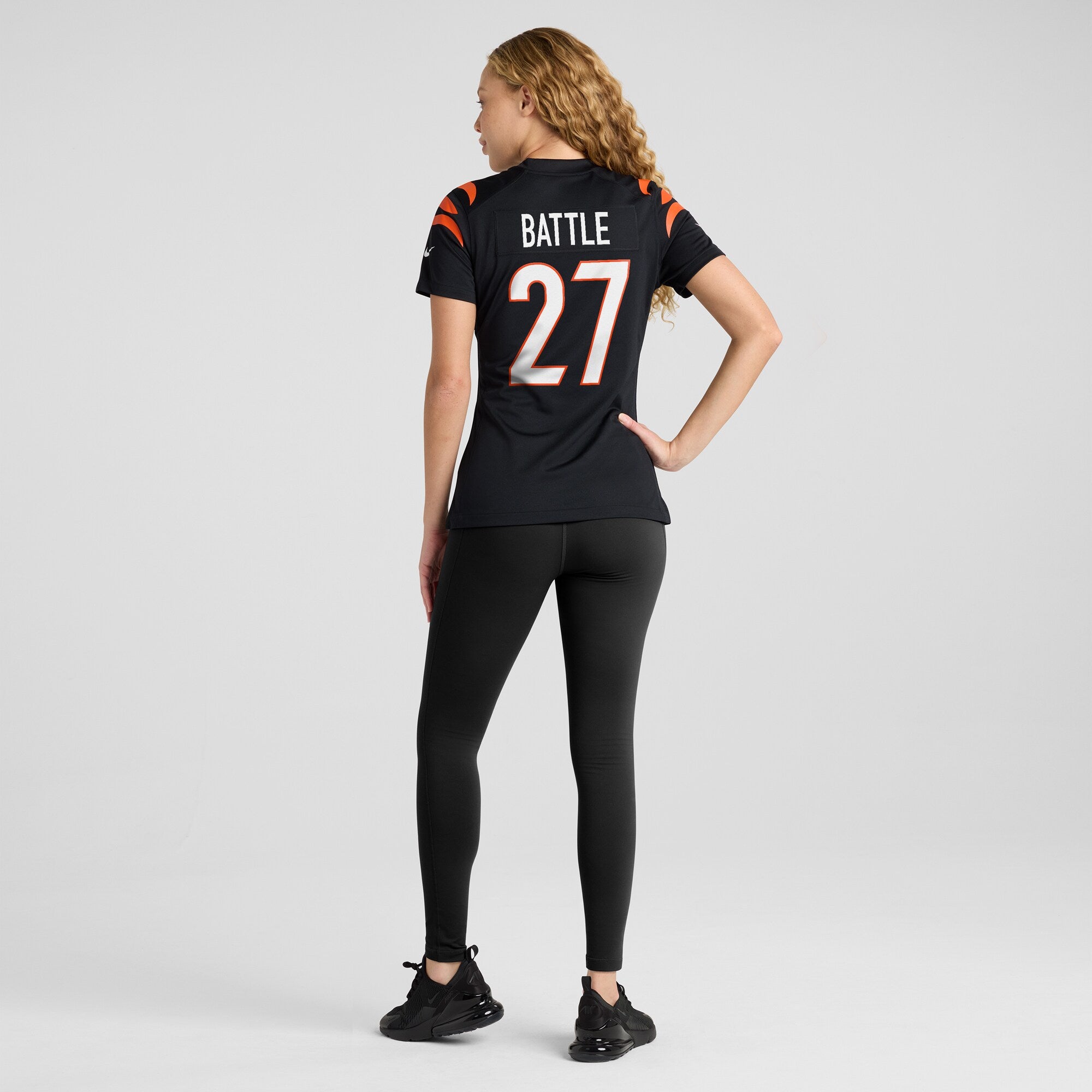 Jordan Battle Cincinnati Bengals Nike Women's Team Game Jersey -  Black