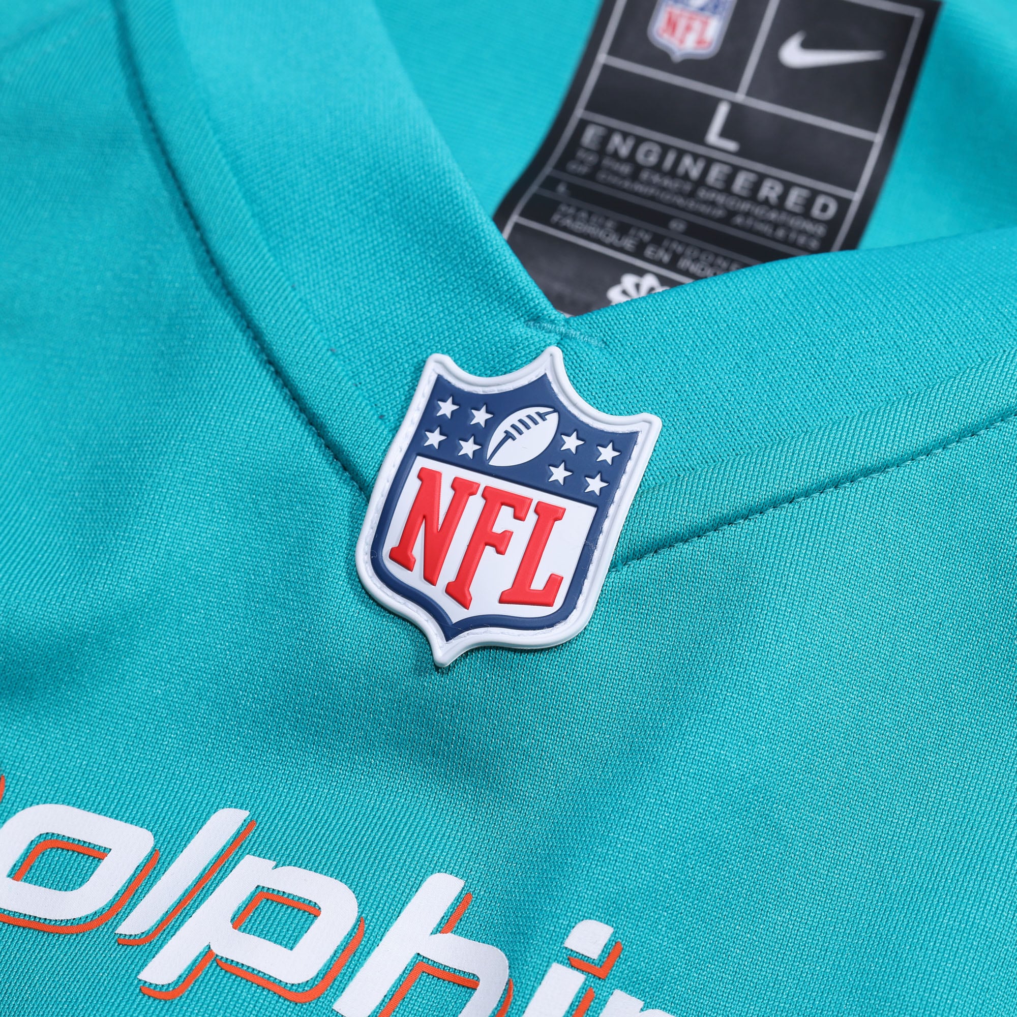 Chop Robinson Miami Dolphins Nike  Game Jersey -  Aqua