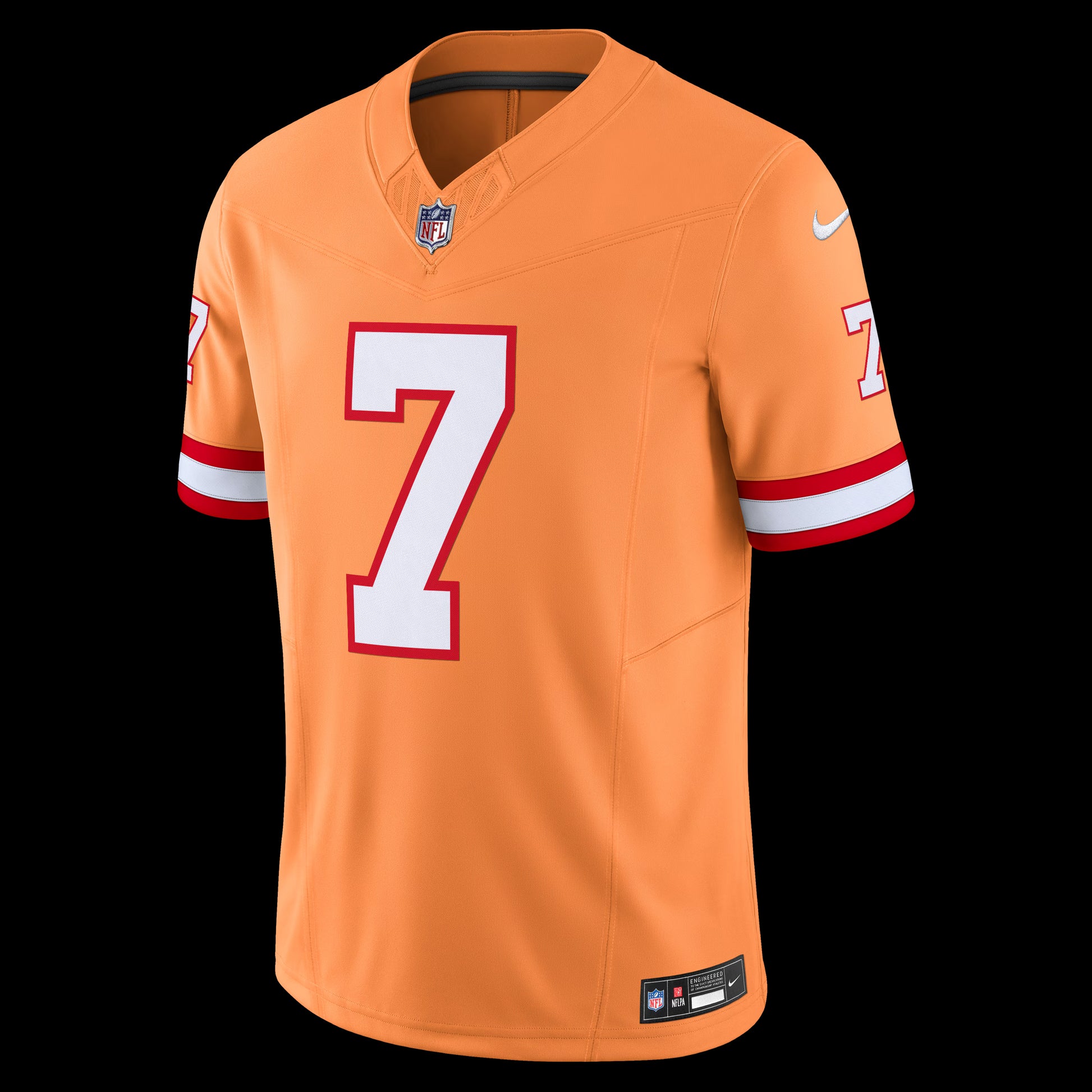 Bucky Irving Tampa Bay Buccaneers Nike Alternate 2 Throwback Vapor F.U.S.E. Limited Jersey - Orange