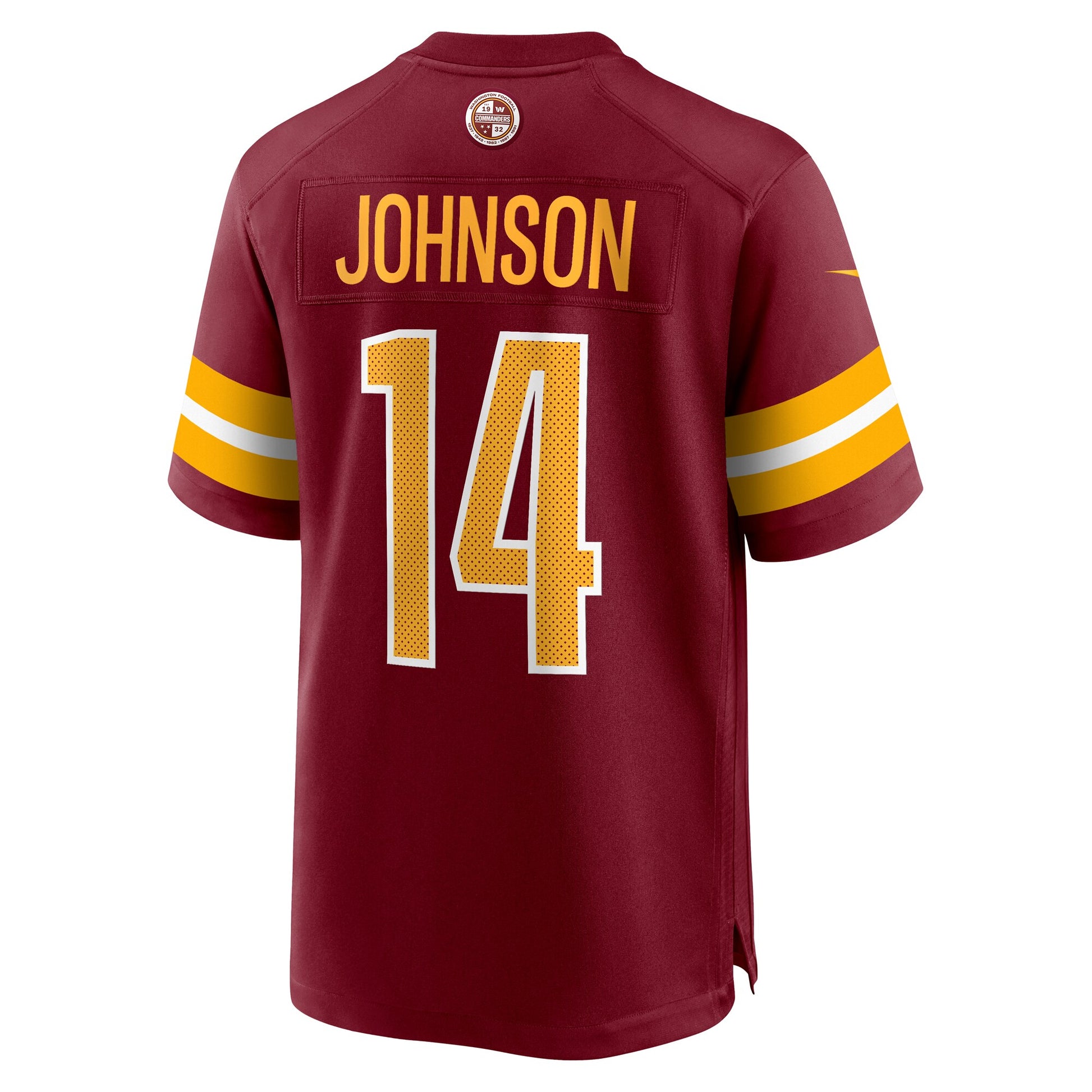 Josh Johnson Washington Commanders Nike Team Game Jersey -  Burgundy