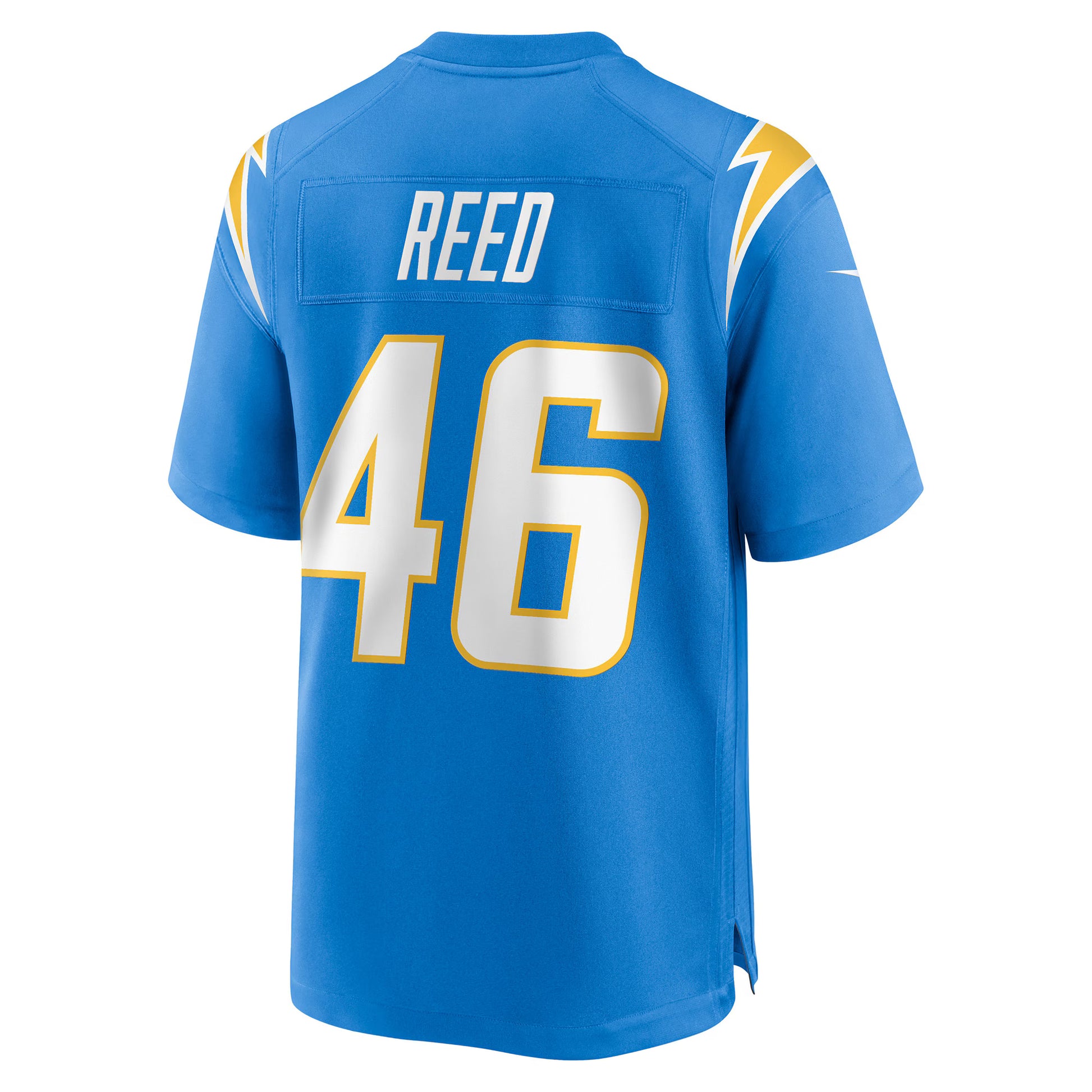 Nikko Reed Los Angeles Chargers Nike Team Game Jersey -  Powder Blue