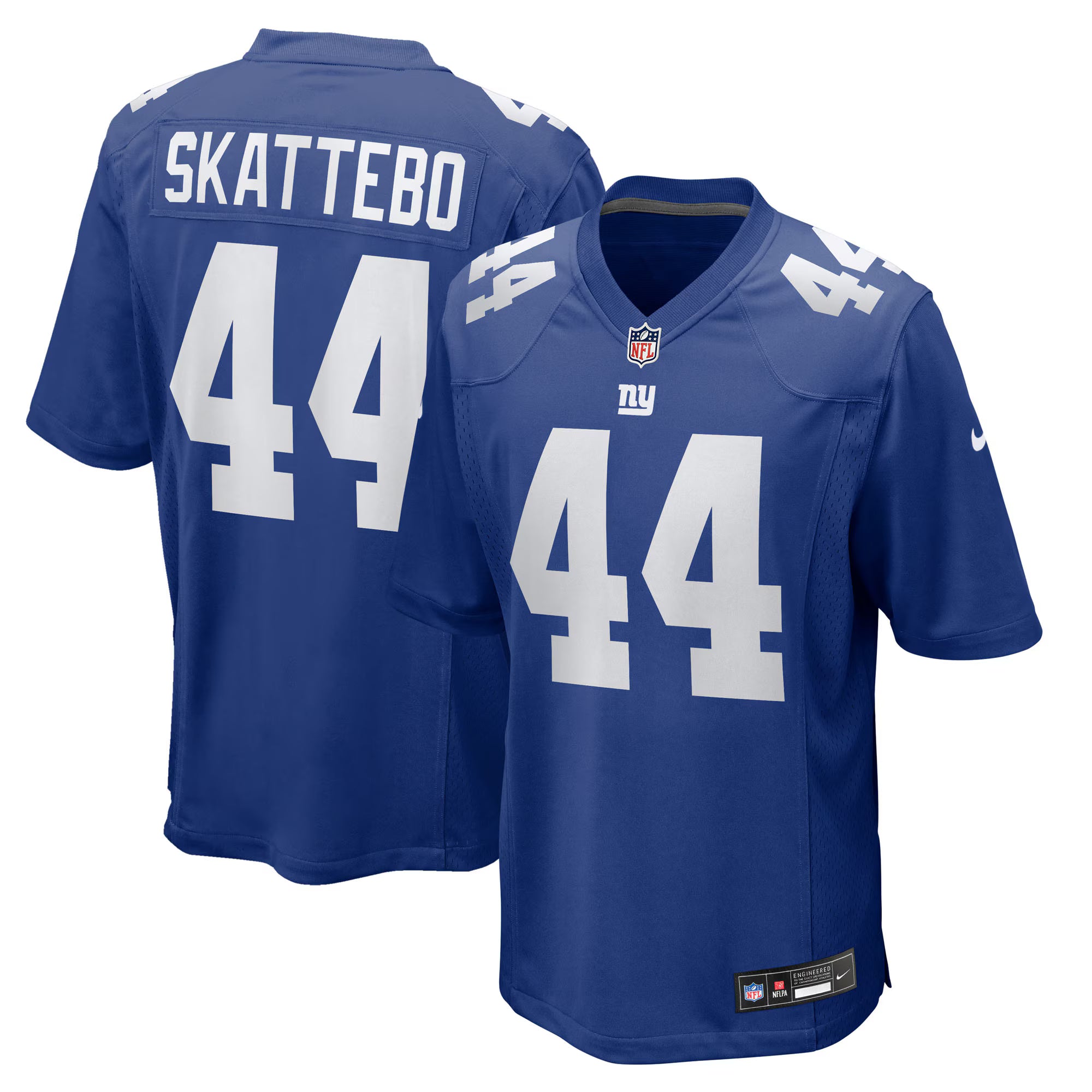 Cam Skattebo New York Giants Nike Team Game Player Jersey - Royal