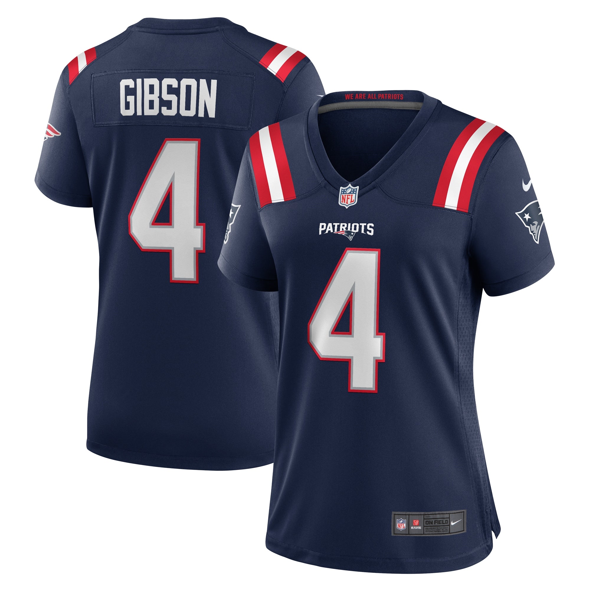 Antonio Gibson New England Patriots Nike Women's Game Jersey - Navy