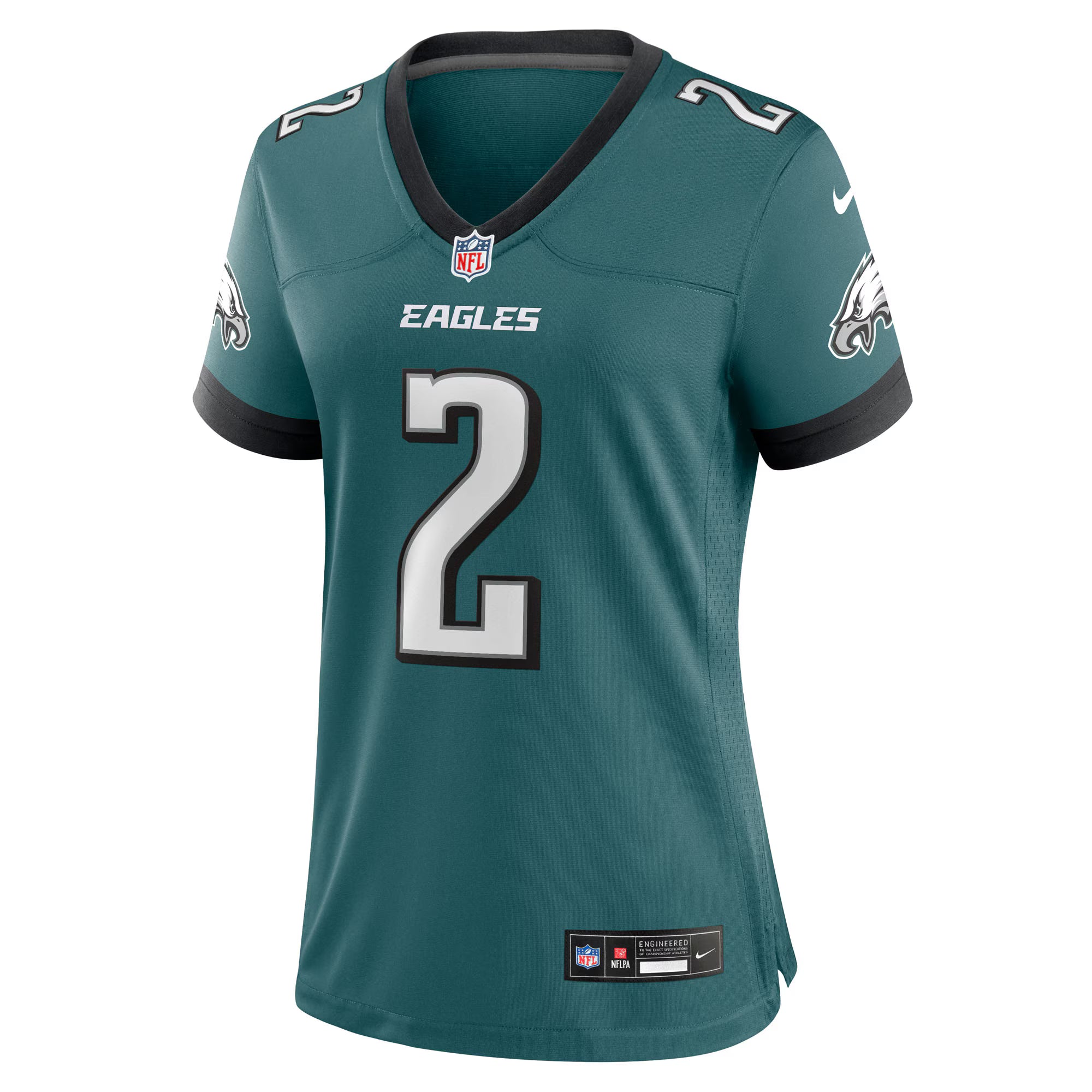 Jahan Dotson Philadelphia Eagles Nike Women's Team Game Jersey - Midnight Green