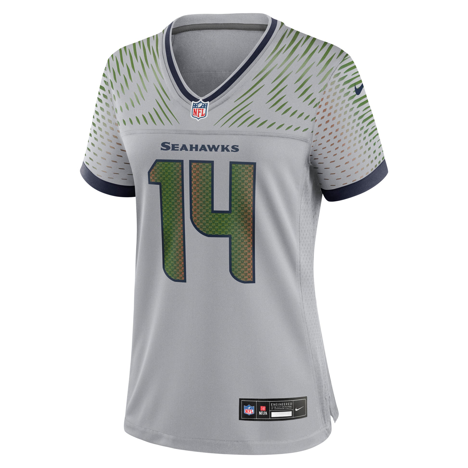 Sam Darnold Seattle Seahawks Nike Women's 2025 Rivalries Collection Game Jersey - Wolf Gray