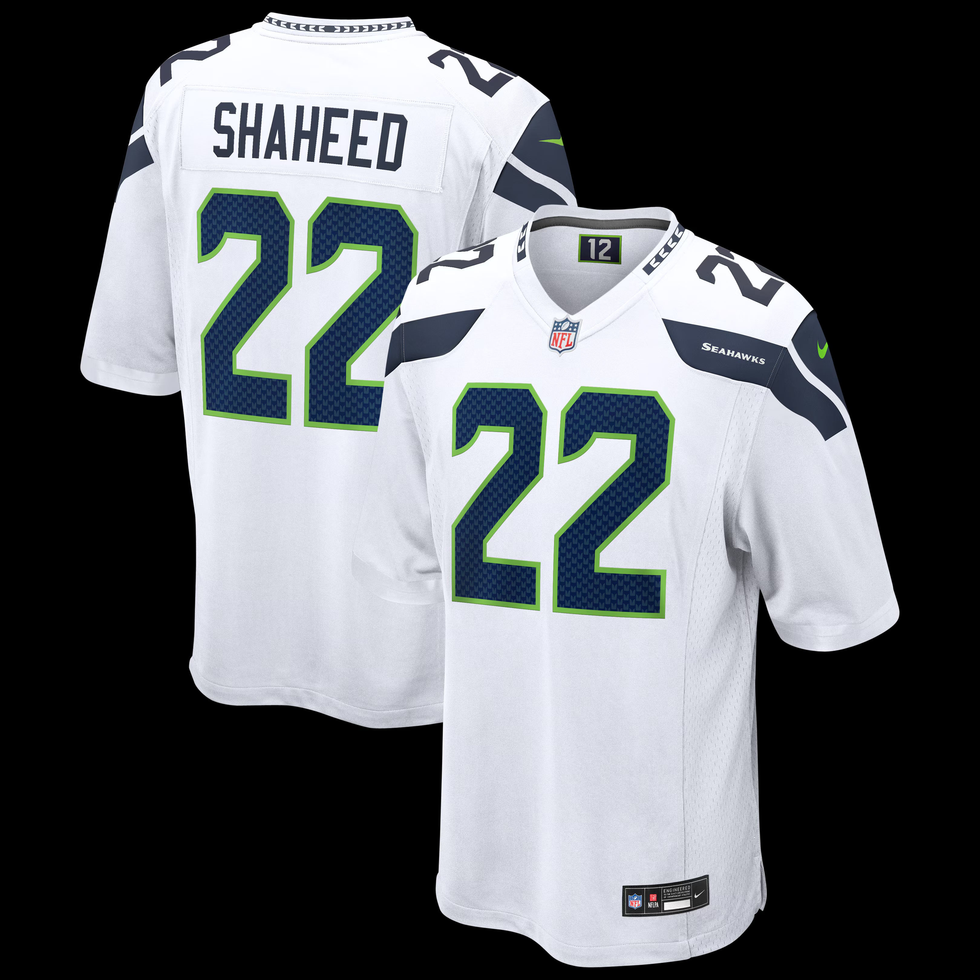 Rashid Shaheed Seattle Seahawks Nike  Game Jersey -  White