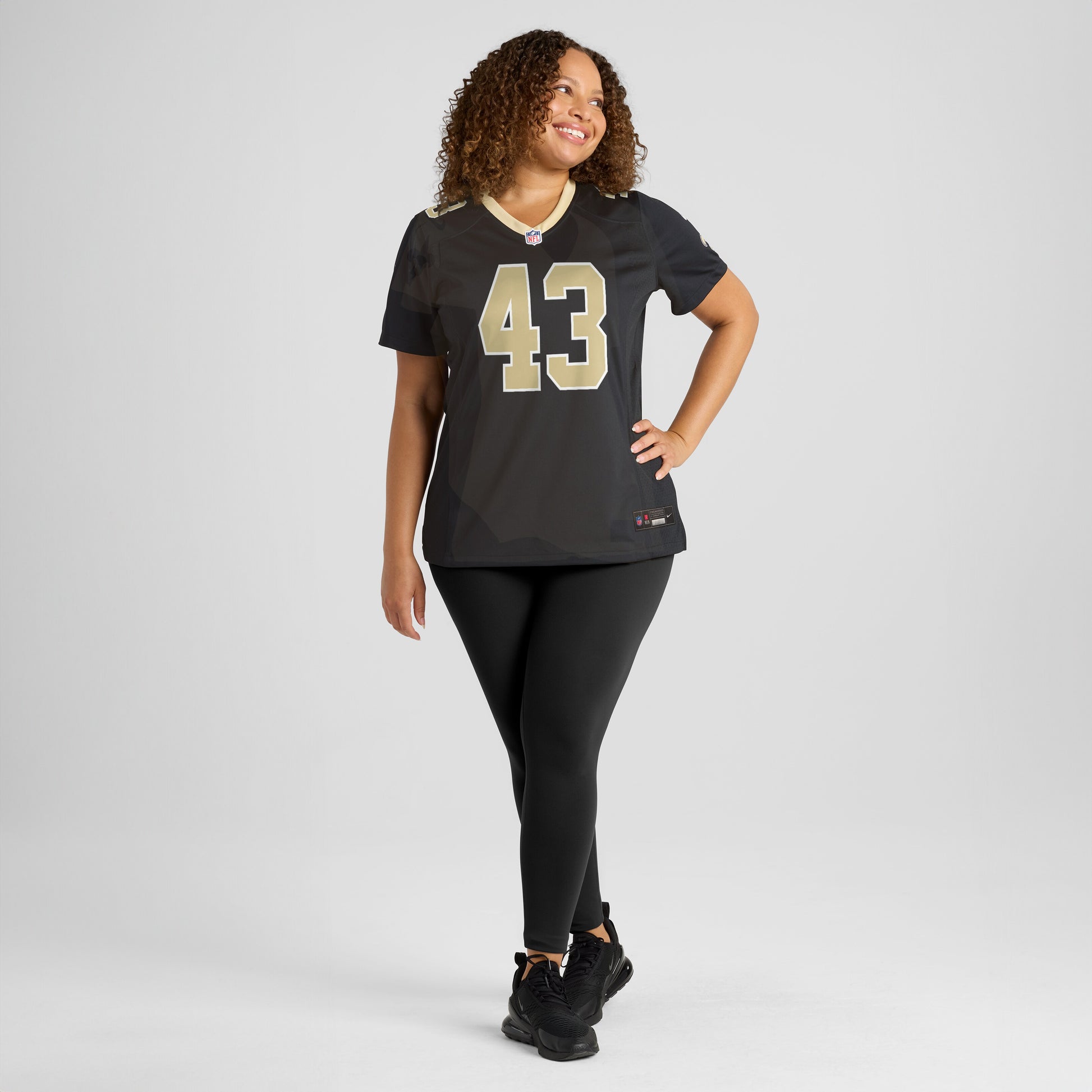 Michael Davis New Orleans Saints Nike Women's Team Game Jersey -  Black