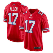 Josh Allen Buffalo Bills Nike Alternate Game Jersey - Red