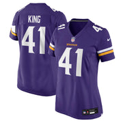 Kobe King Minnesota Vikings Nike Women's Team Game Jersey -  Purple