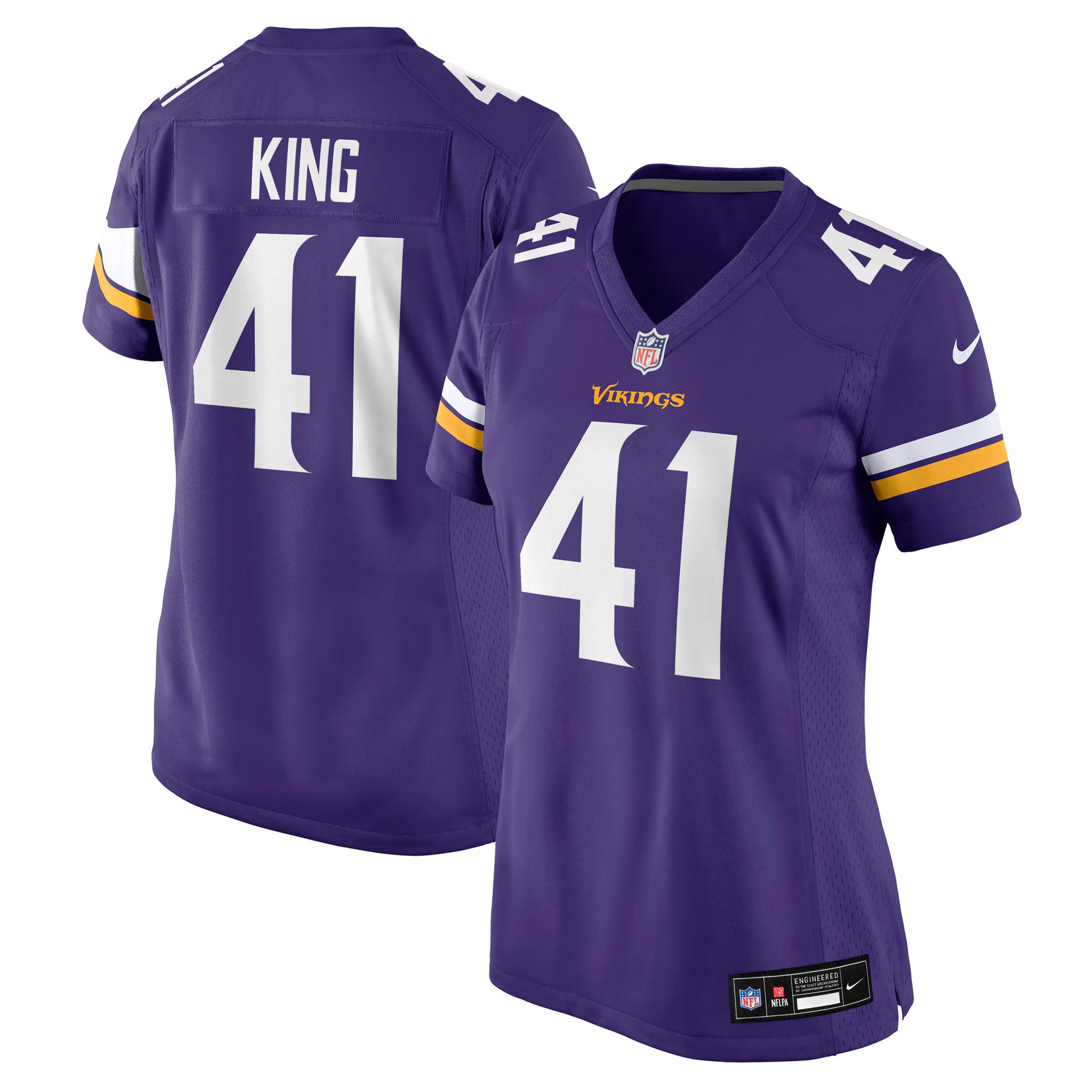 Kobe King Minnesota Vikings Nike Women's Team Game Jersey -  Purple