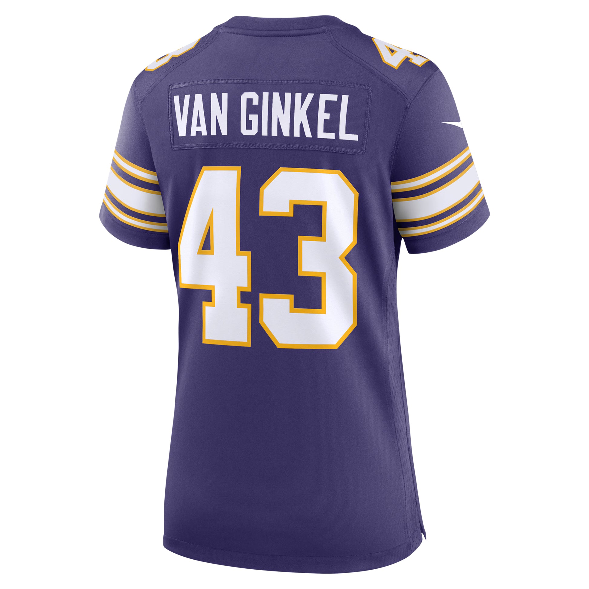 Andrew Van Ginkel Minnesota Vikings Nike Women's Alternate Game Jersey -  Purple