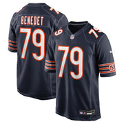 Theo Benedet Chicago Bears Nike Team Game Jersey -  Navy