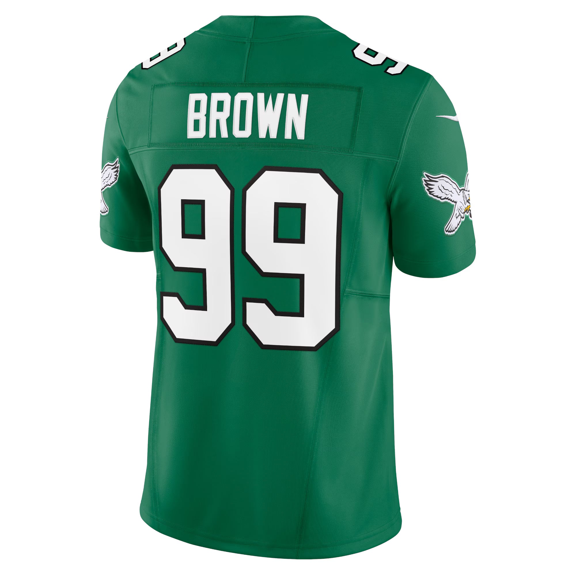 Jerome Brown Philadelphia Eagles Nike Alternate Vapor F.U.S.E. Limited Jersey - Kelly Green