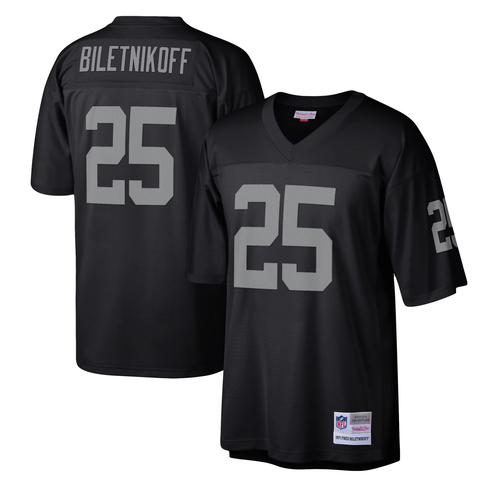 Fred Biletnikoff Las Vegas Raiders Mitchell &amp; Ness Legacy Replica Jersey - Black