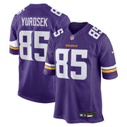 Ben Yurosek Minnesota Vikings Nike Team Game Jersey -  Purple