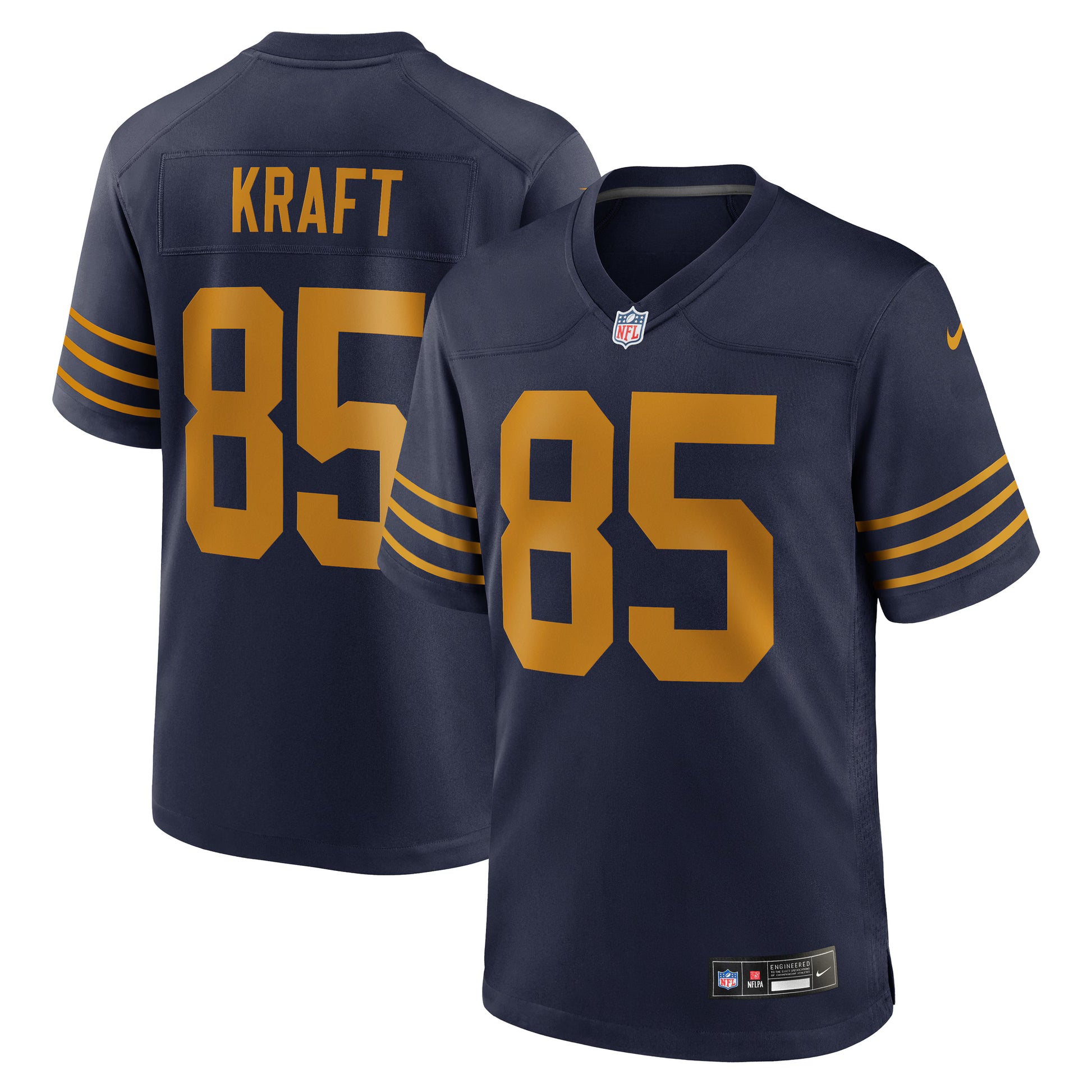 Tucker Kraft Green Bay Packers Nike Alternate  Game Jersey -  Navy