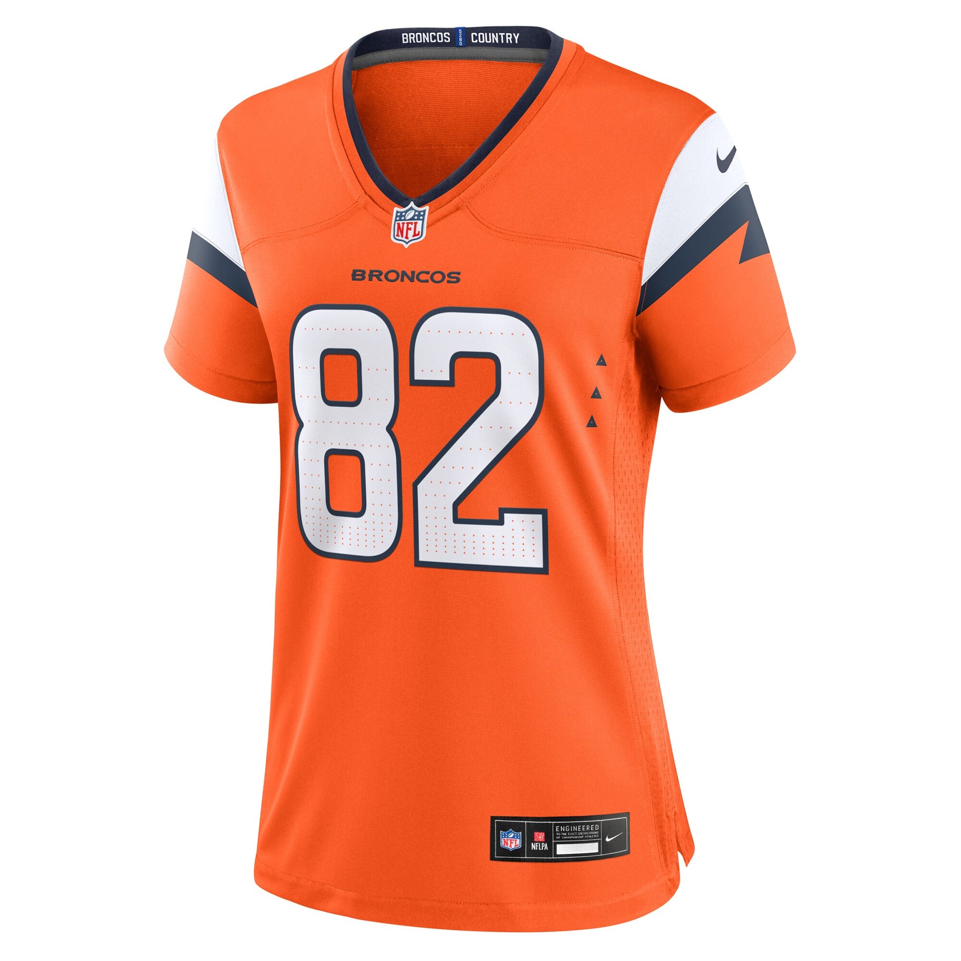 Adam Trautman Denver Broncos Nike Women's Team Game Jersey -  Orange