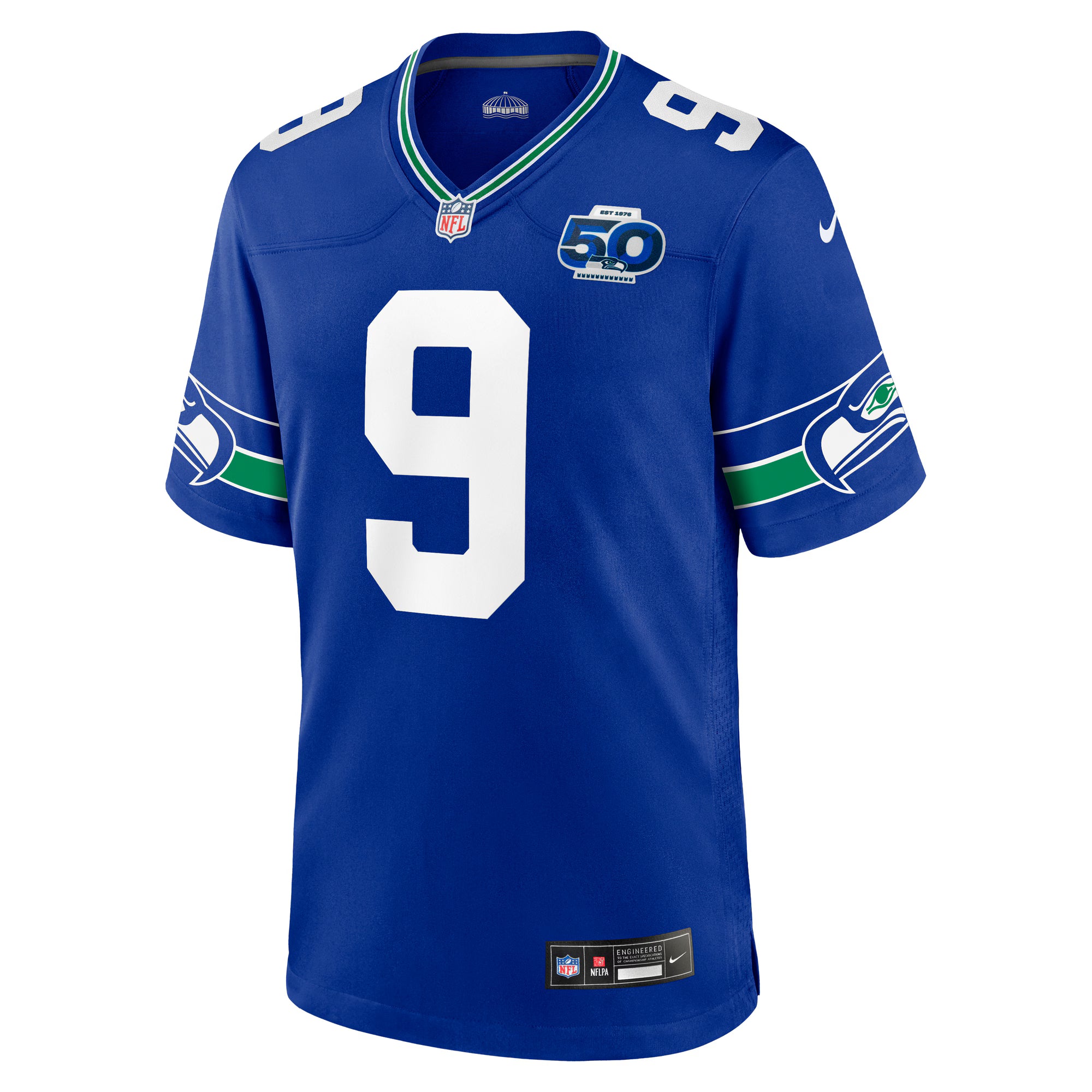 Kenneth Walker III Seattle Seahawks Nike Alternate 50th Season Game Jersey - Royal