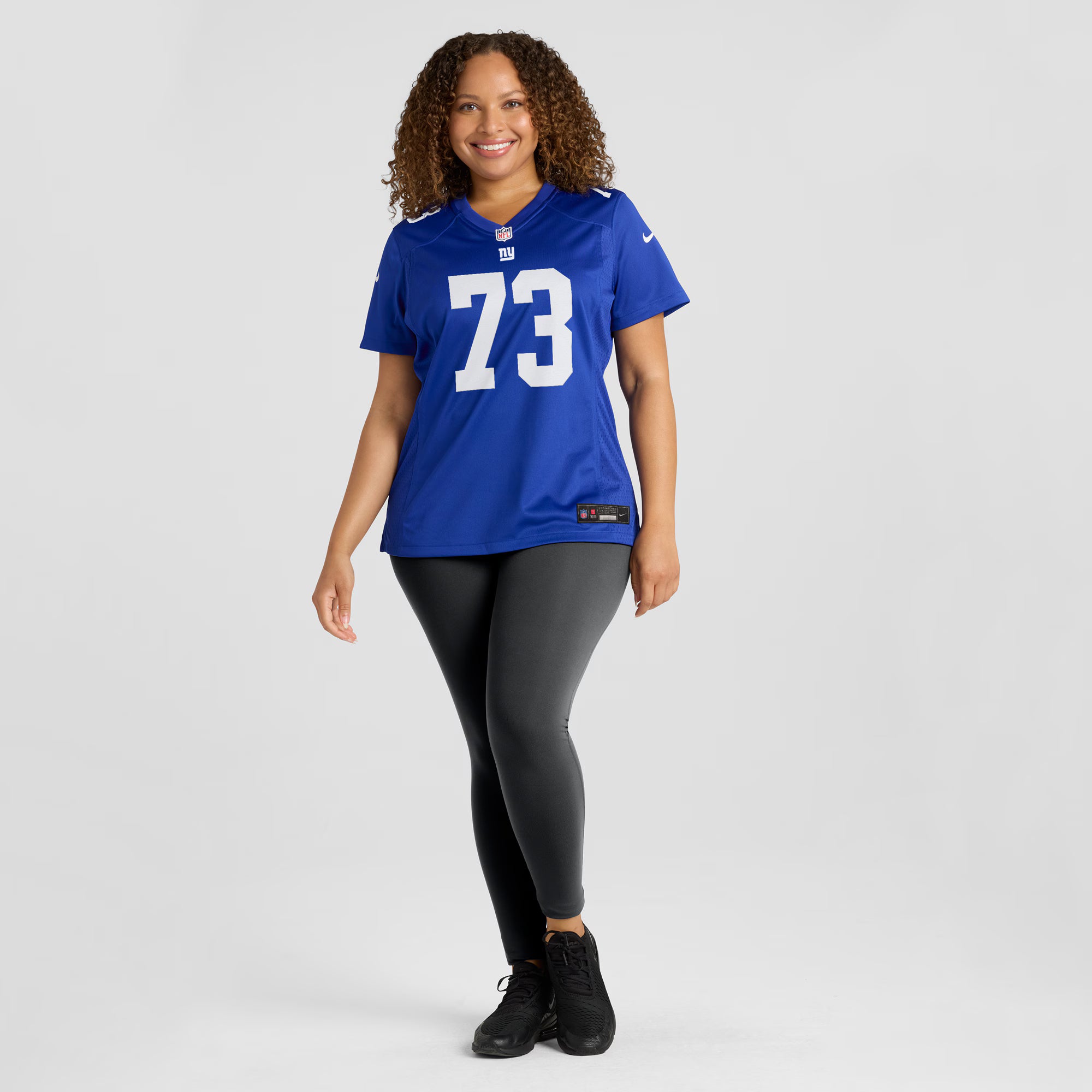 Evan Neal New York Giants Nike Women's Game Player Jersey - Royal