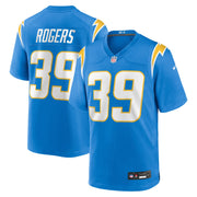 Eric Rogers Los Angeles Chargers Nike Team Game Jersey -  Powder Blue