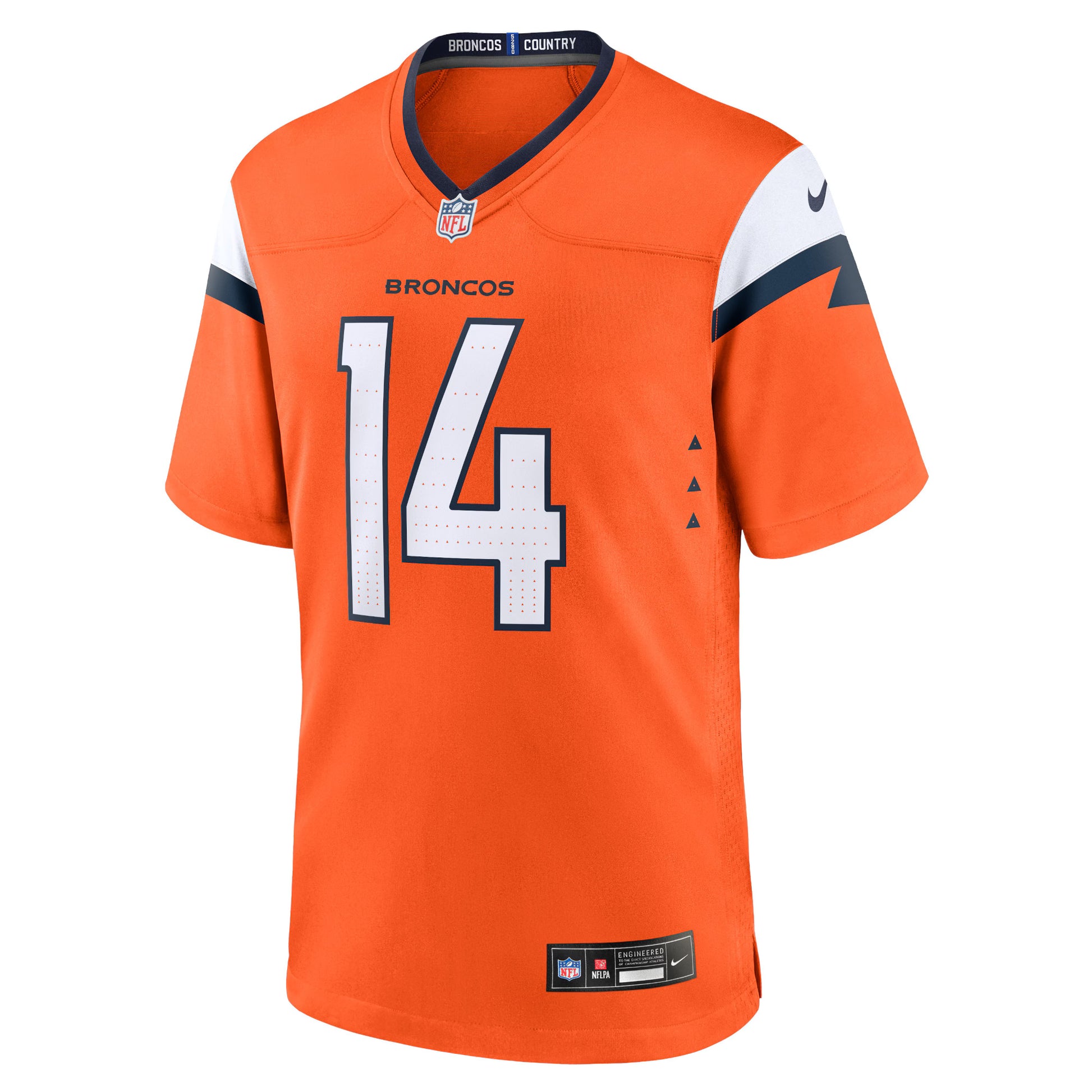 Courtland Sutton Denver Broncos Nike Mile High Collection Game Jersey - Orange