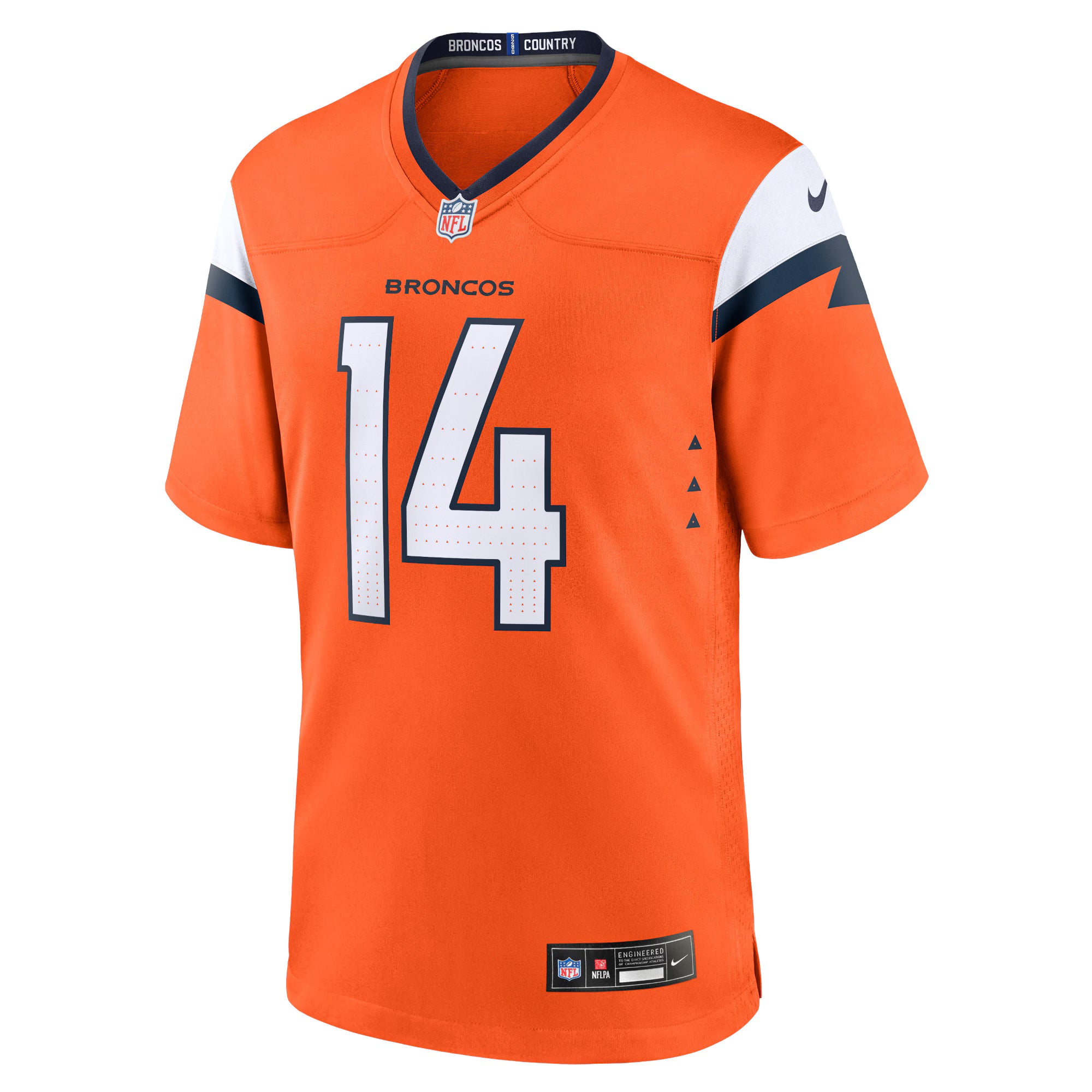 Courtland Sutton Denver Broncos Nike Mile High Collection Game Jersey - Orange