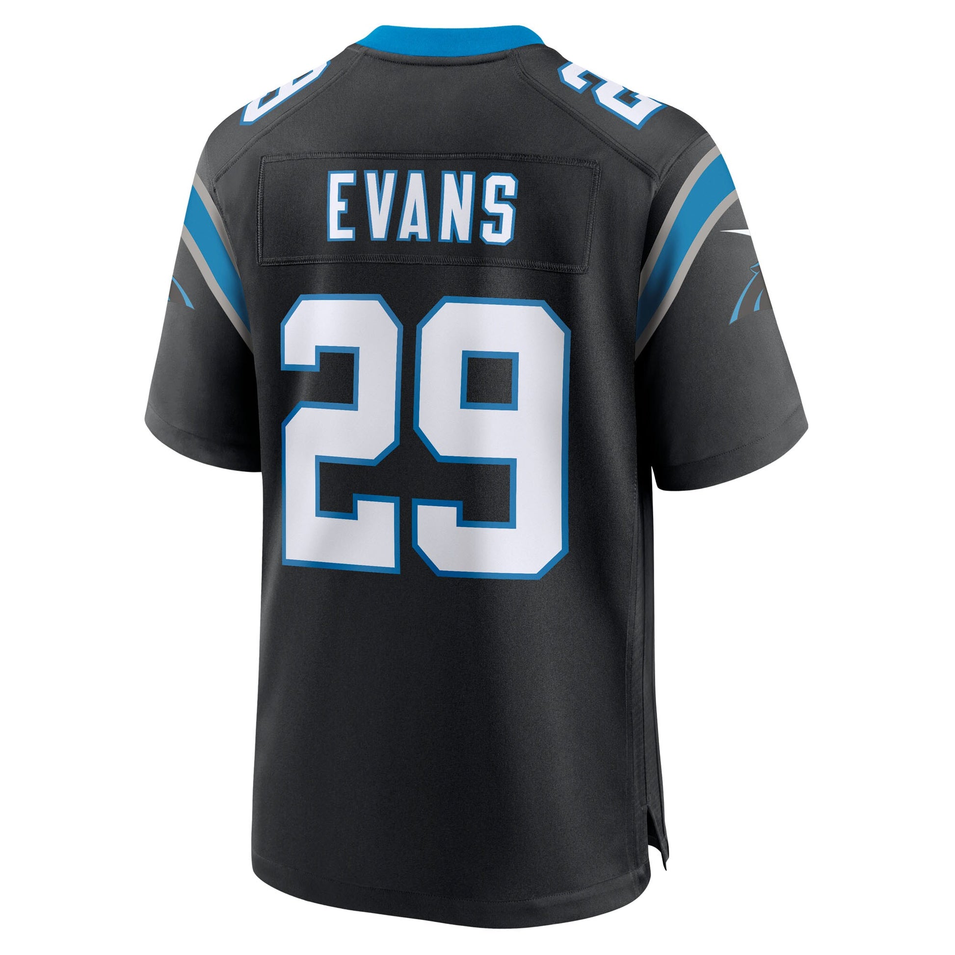 Akayleb Evans Carolina Panthers Nike Team Game Jersey -  Black