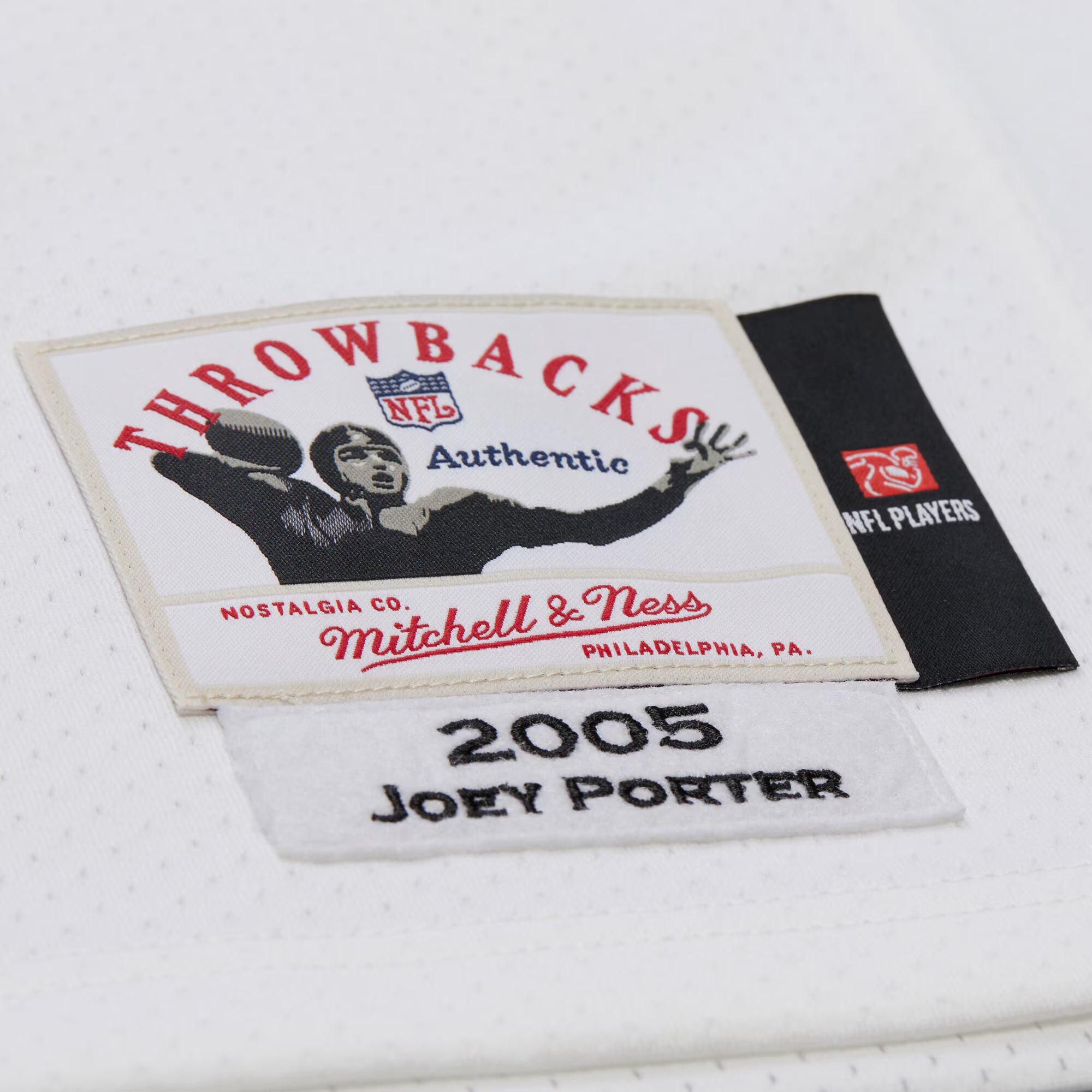 Joey Porter Pittsburgh Steelers Mitchell &amp; Ness 2005 Authentic Throwback Retired Player Jersey - White