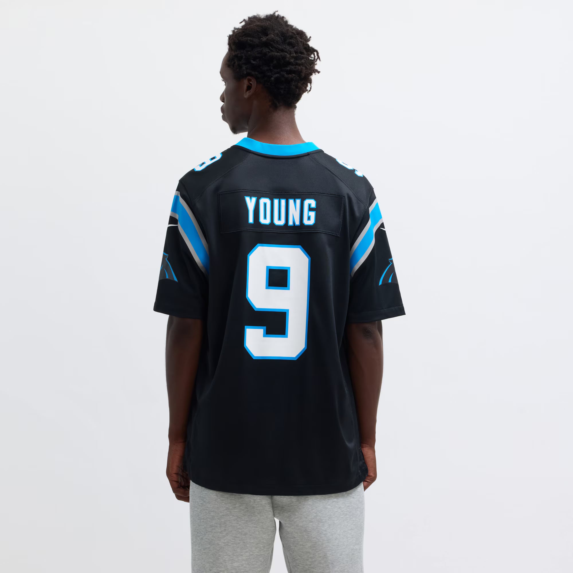Bryce Young Carolina Panthers Nike Team Game Jersey - Black