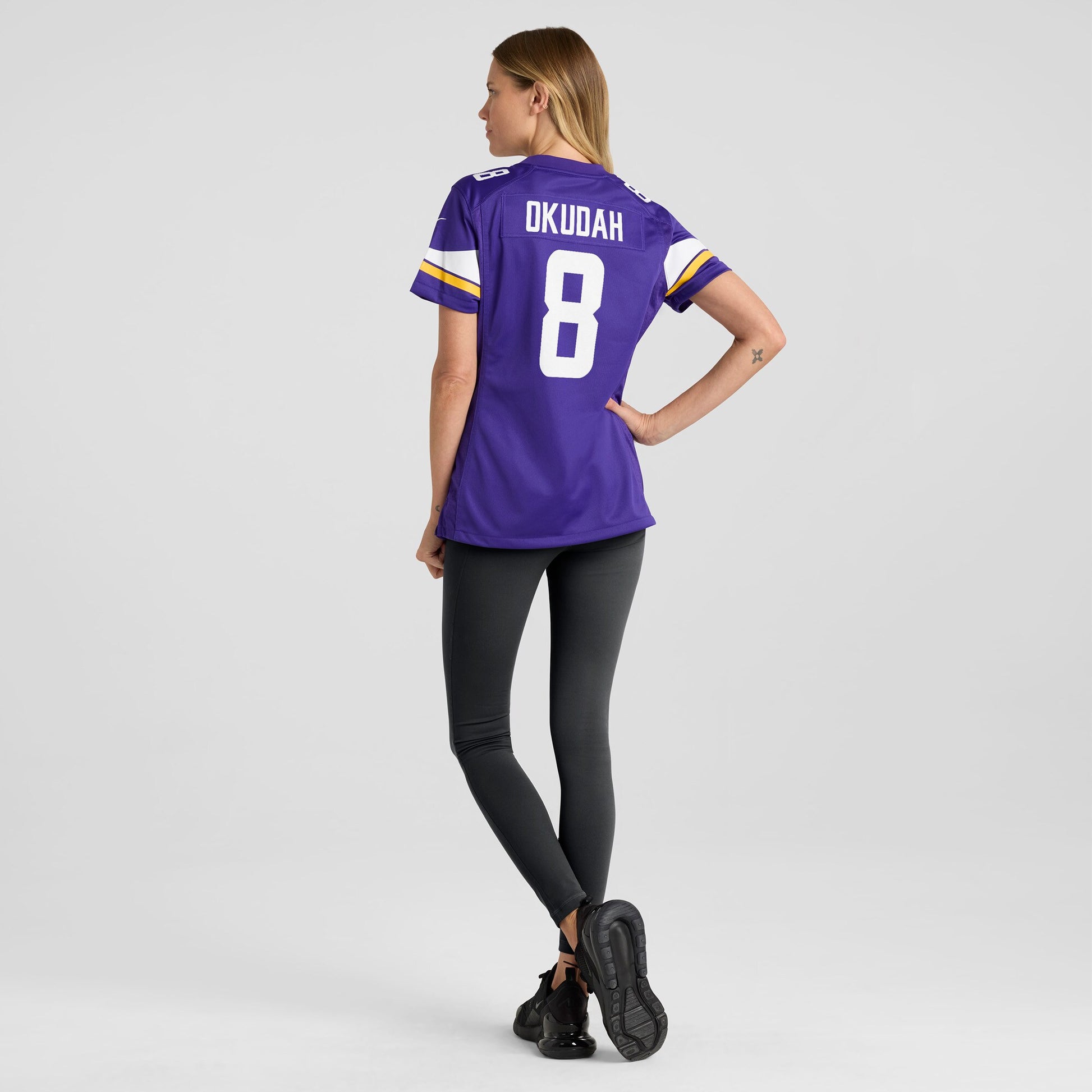 Jeff Okudah Minnesota Vikings Nike Women's Team Game Jersey -  Purple