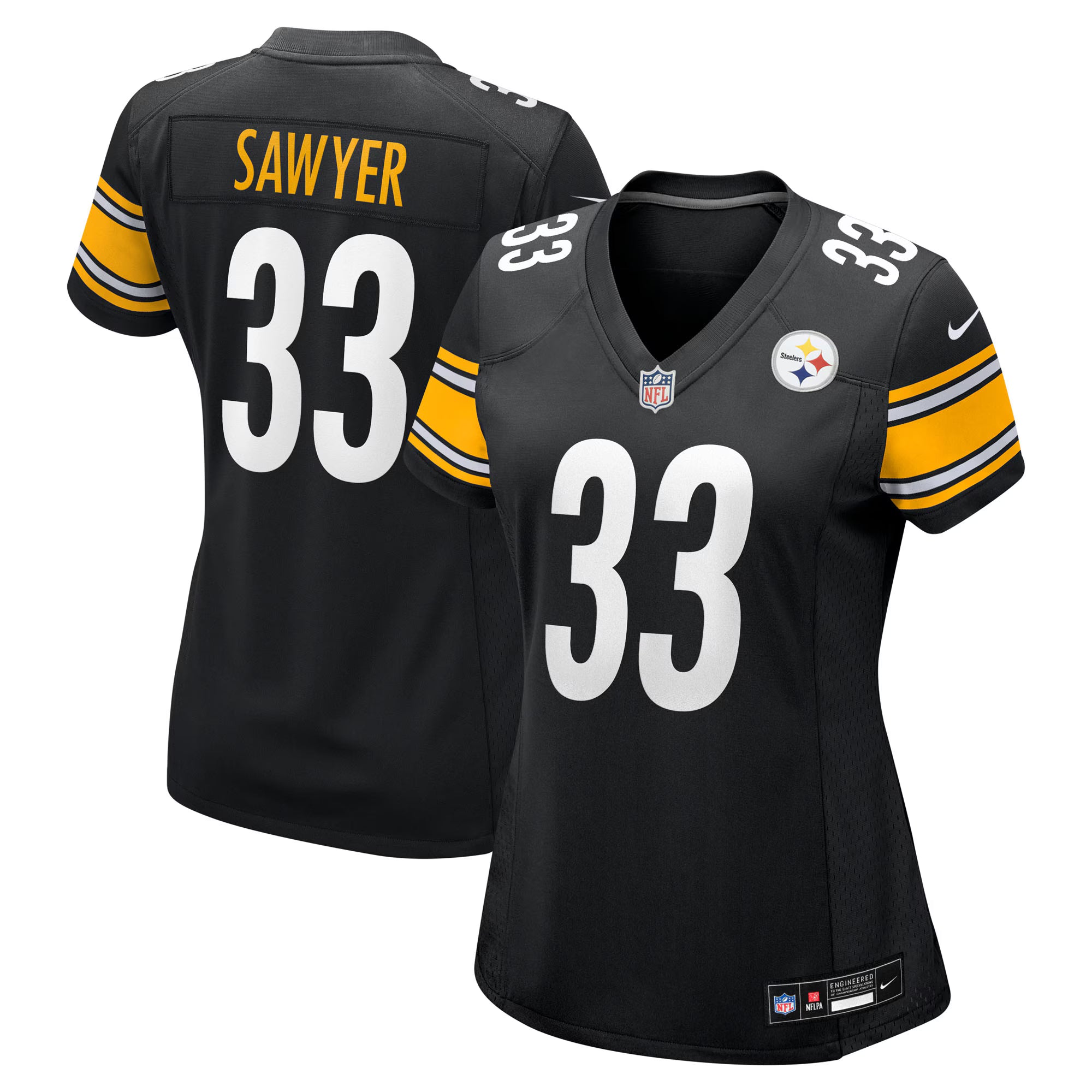 Jack Sawyer Pittsburgh Steelers Nike Women's Team Game Jersey -  Black