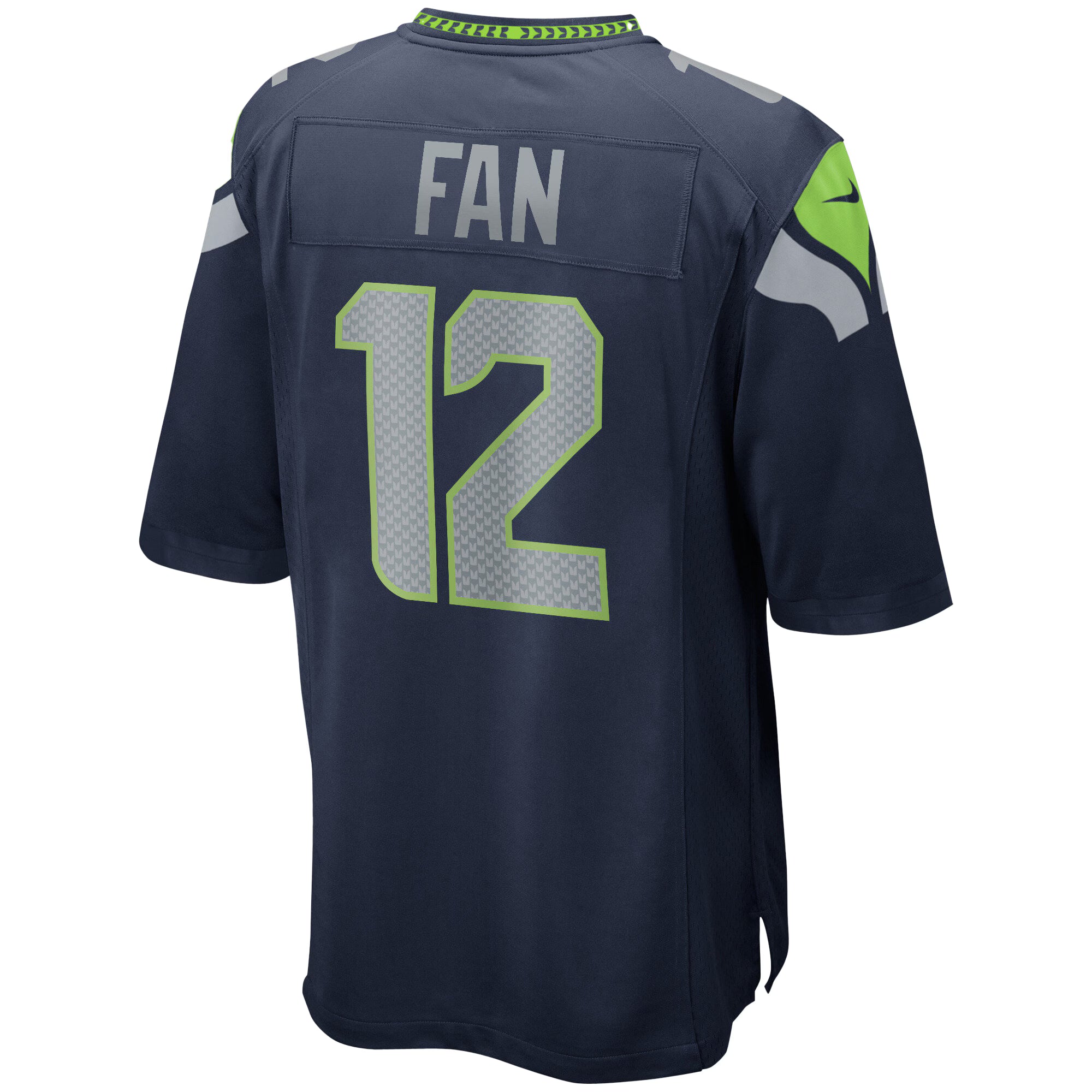 12s Seattle Seahawks Nike Team Game Jersey -  College Navy